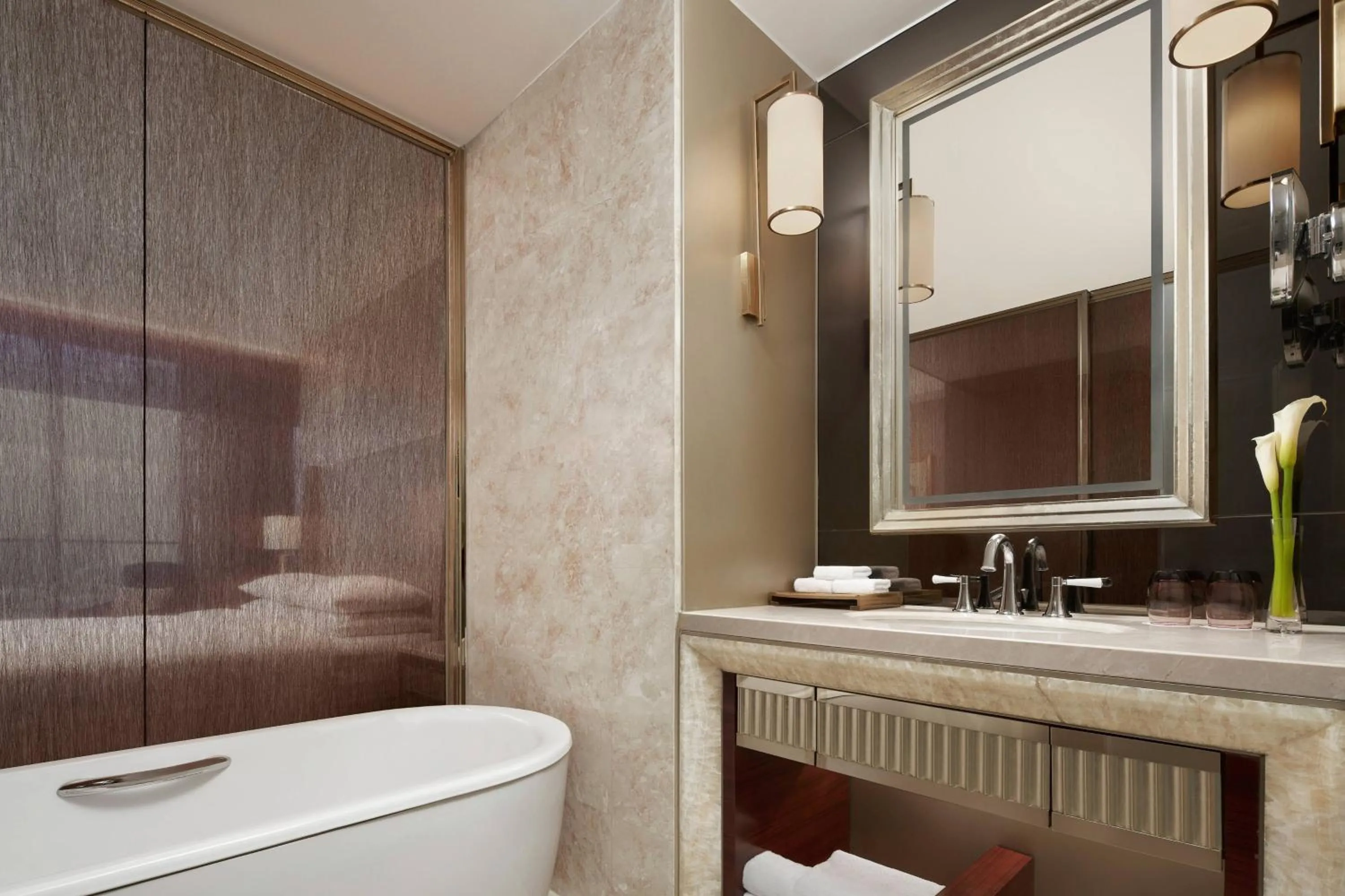 Bathroom in The International Trade City, Yiwu - Marriott Executive Apartments