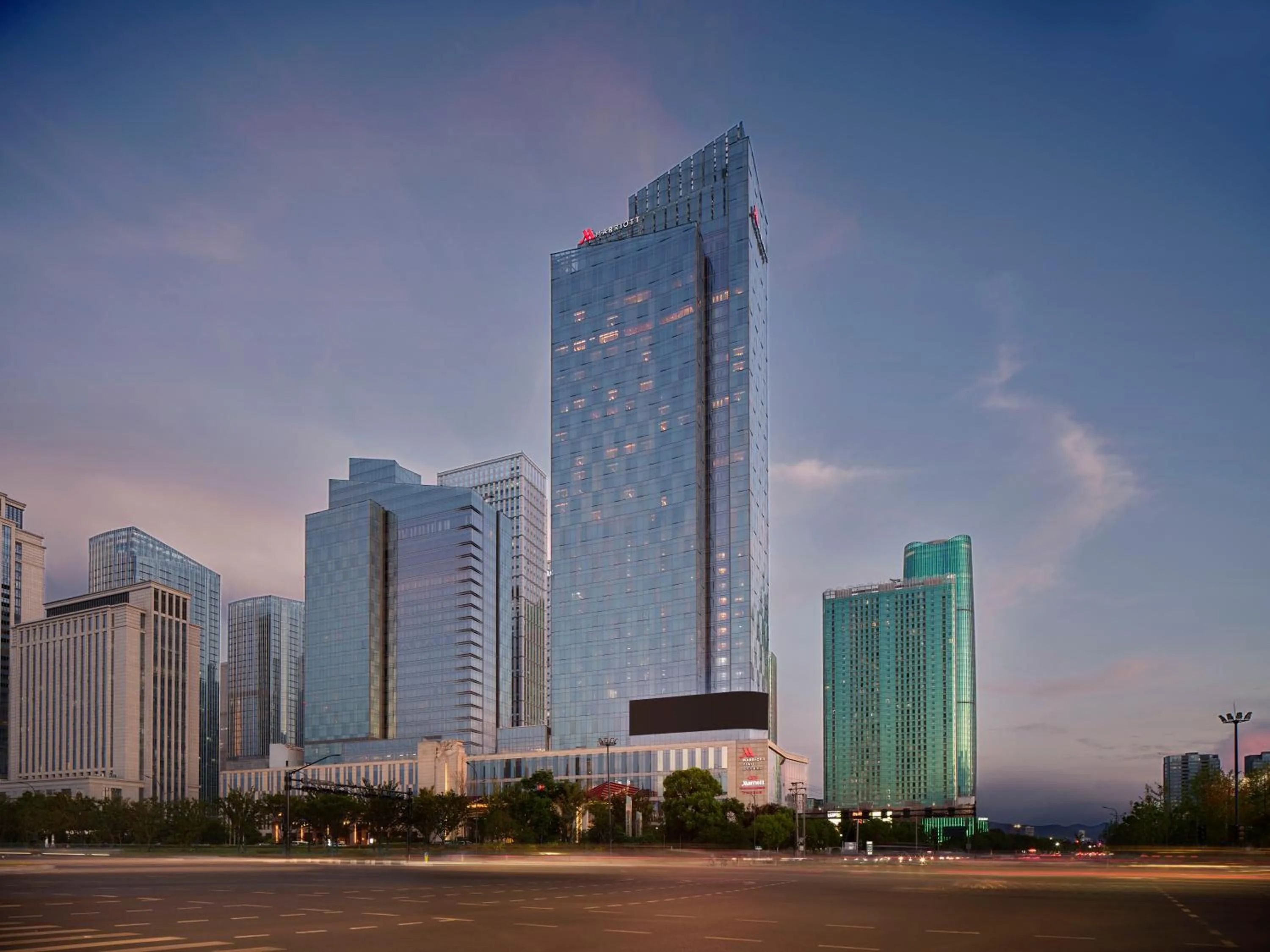 Property building in The International Trade City, Yiwu - Marriott Executive Apartments