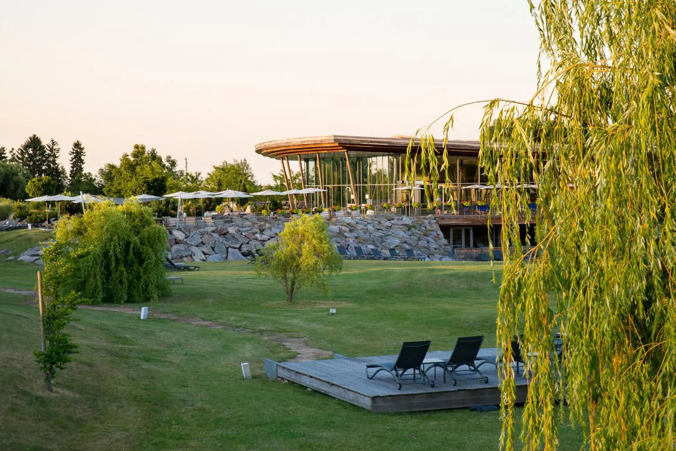 Garden view in Hôtel Barrière Ribeauvillé Garden view in Hôtel Barrière Ribeauvillé