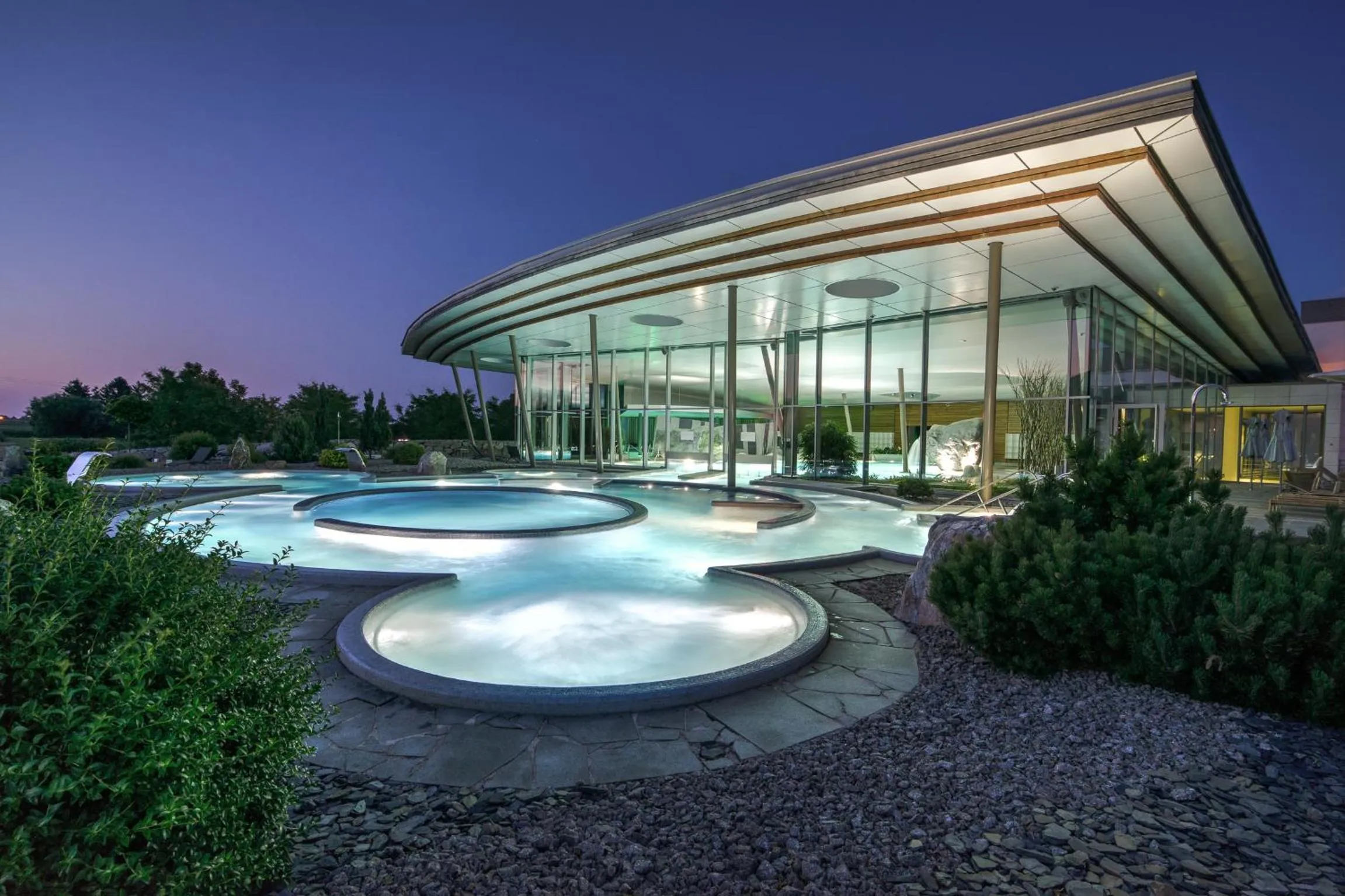 Swimming pool in Hôtel Barrière Ribeauvillé