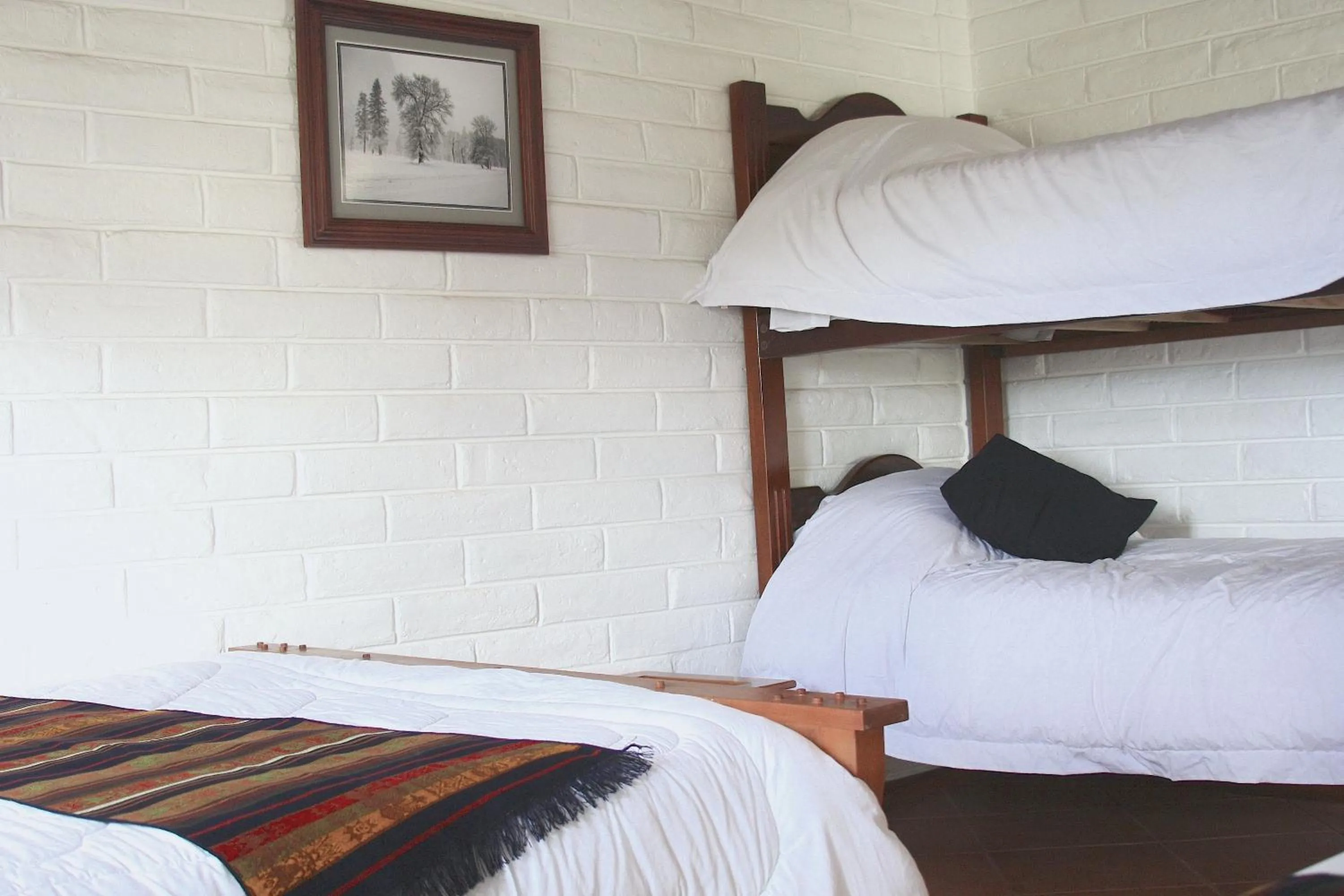 Decorative detail, Bed in Hosteria Cananvalle
