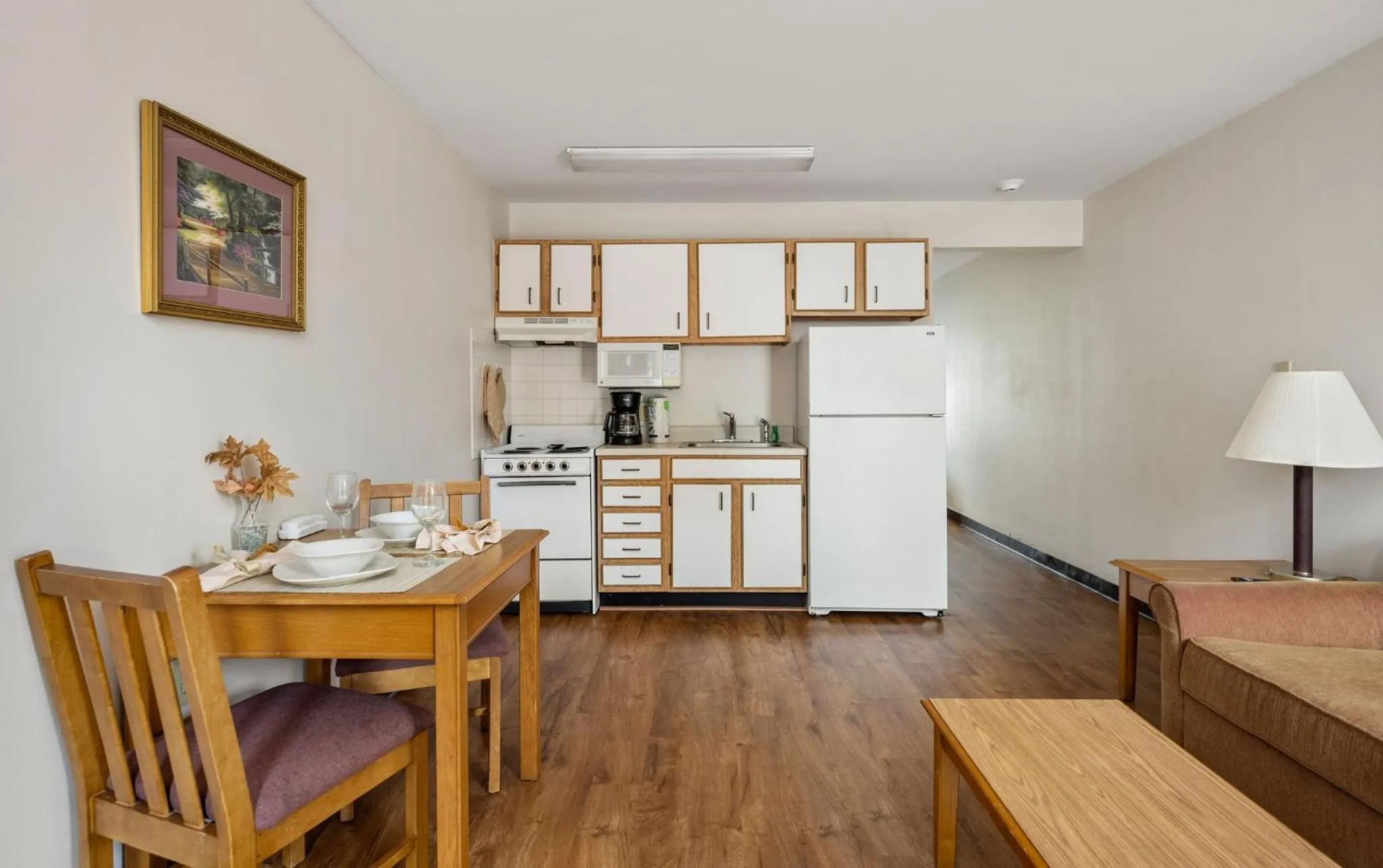 kitchen in Affordable Suites Conover / Hickory