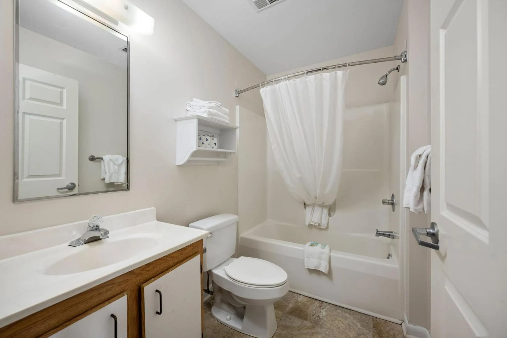 Bathroom in Affordable Suites Conover / Hickory