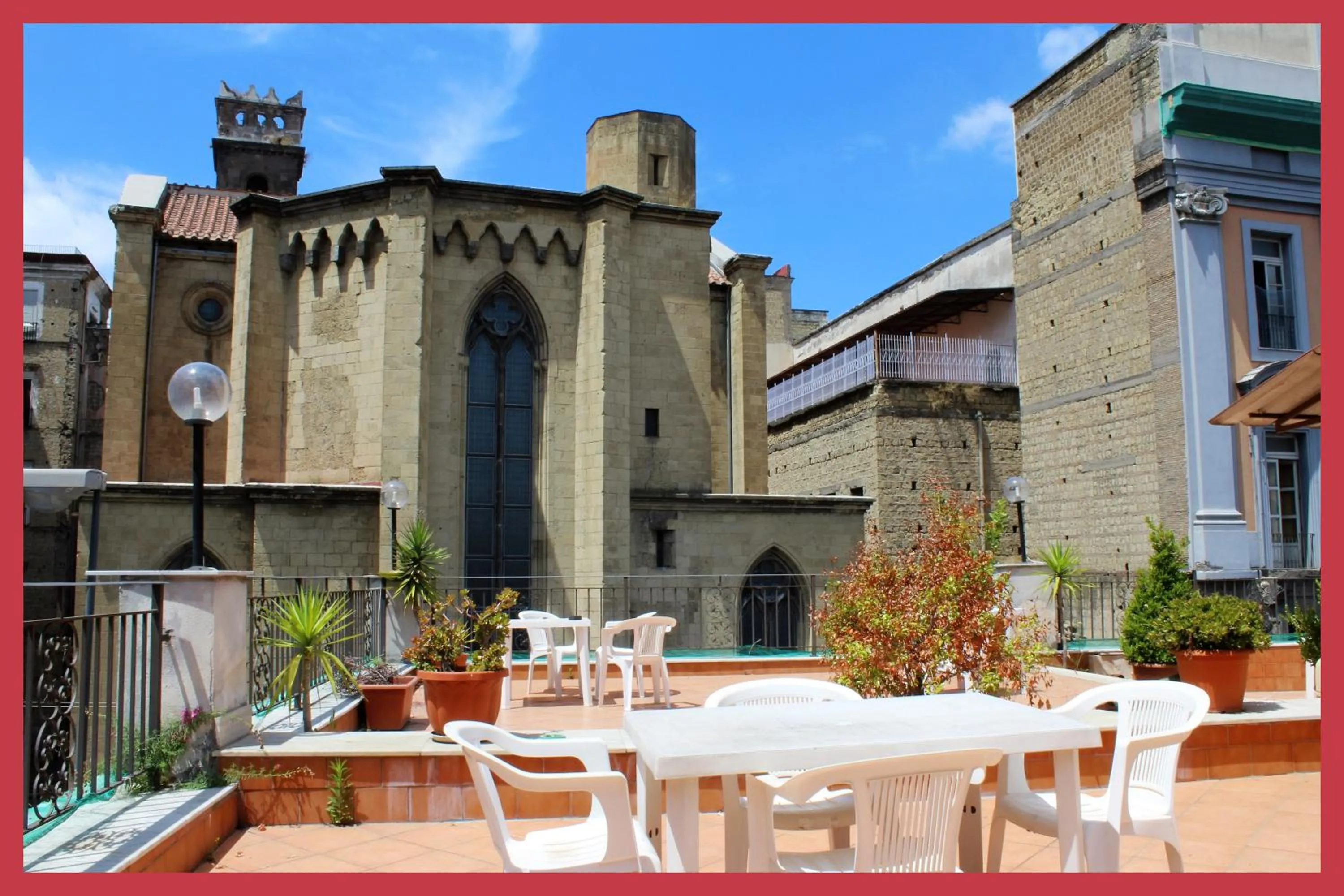 Balcony/Terrace in B&B La Storia Di Napoli