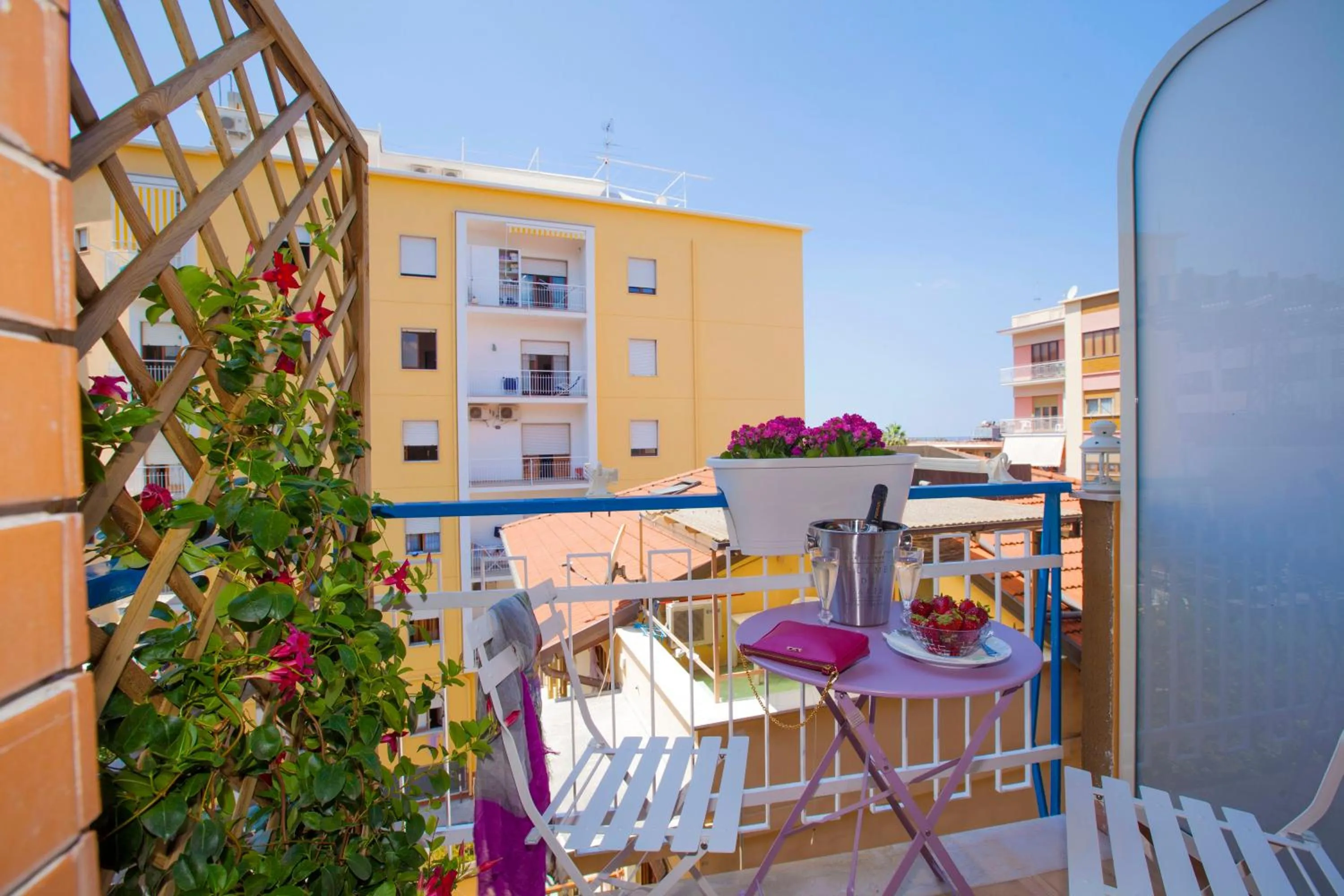 Balcony/Terrace in Viria B&B Sorrento