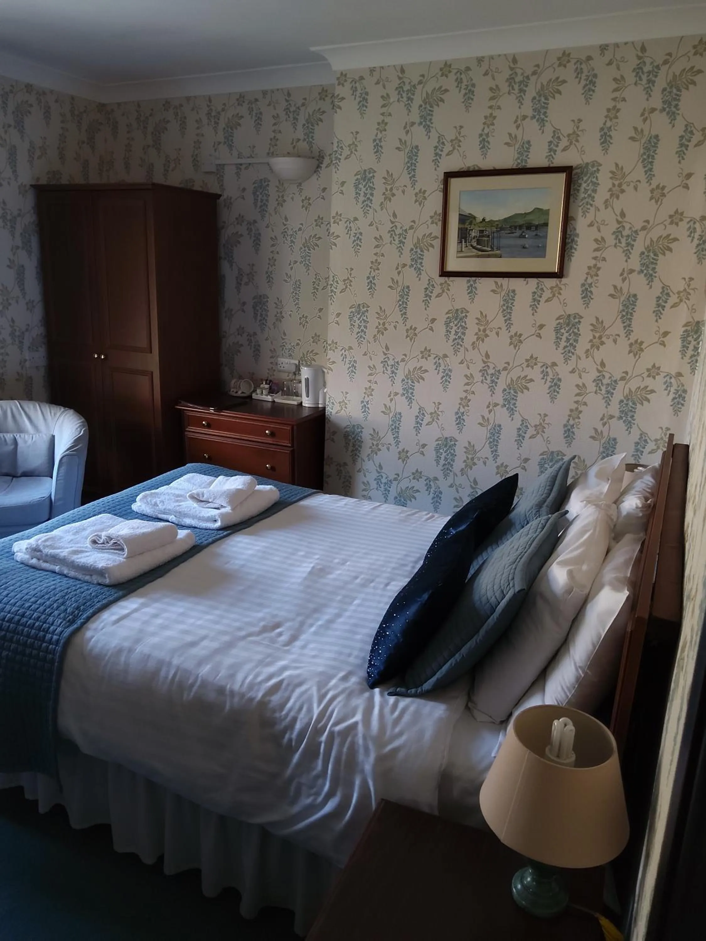 Bed in Tyr Graig Castle