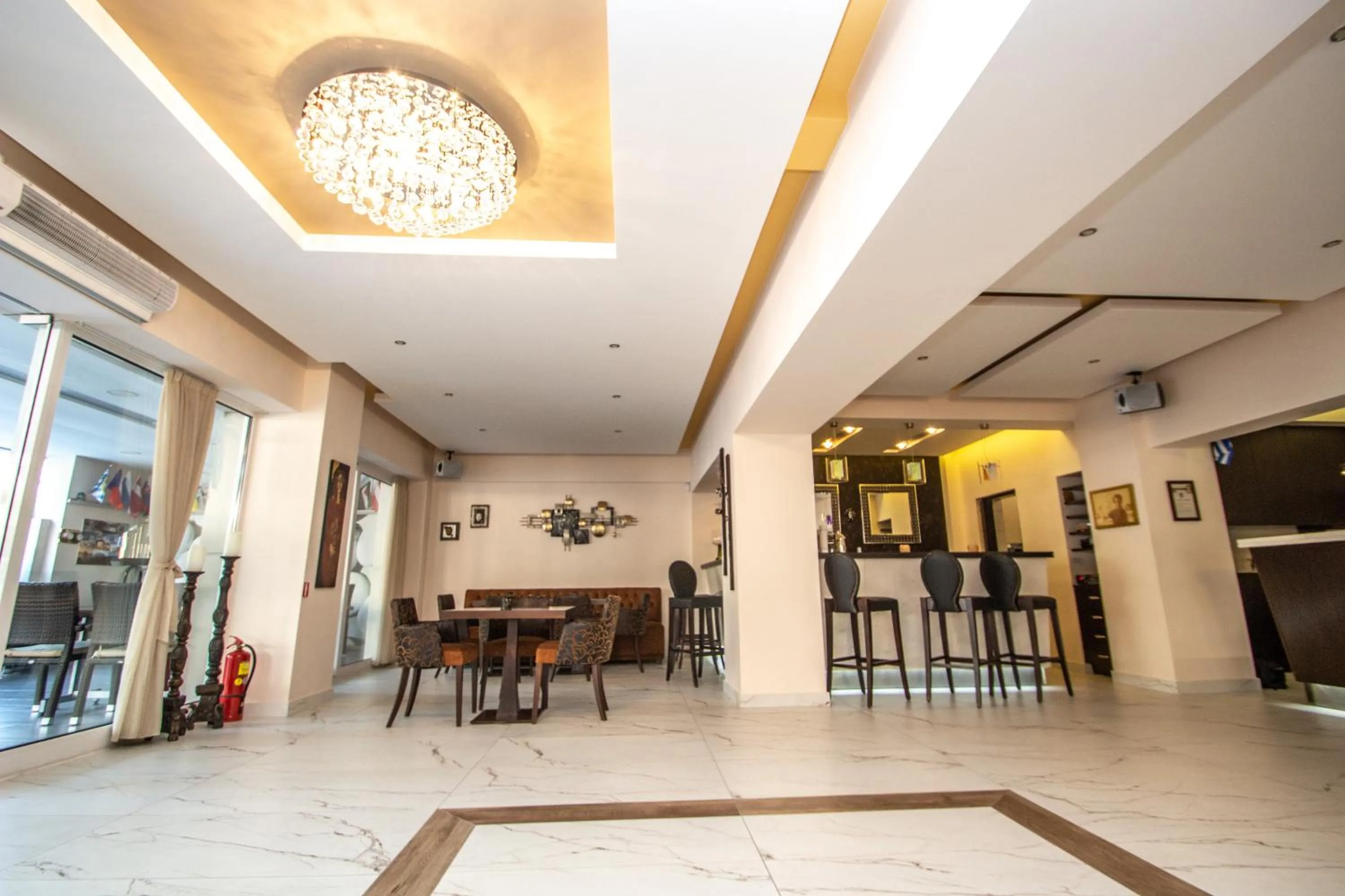 Seating area in Hotel Europe