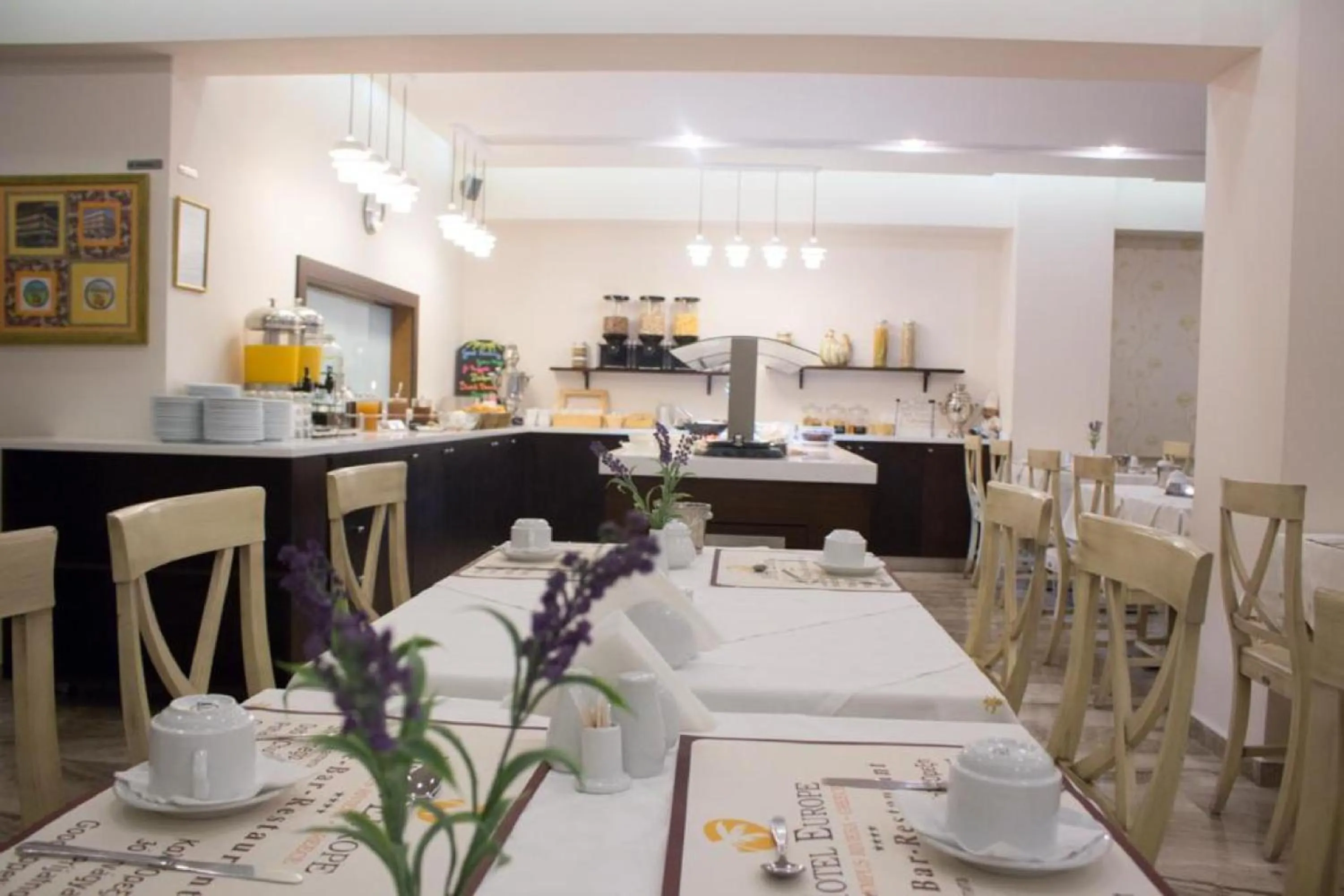 Buffet breakfast in Hotel Europe