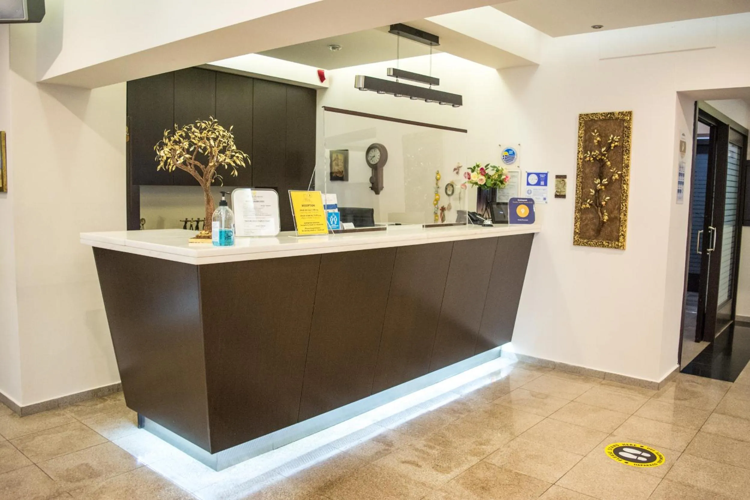 Lobby or reception in Hotel Europe