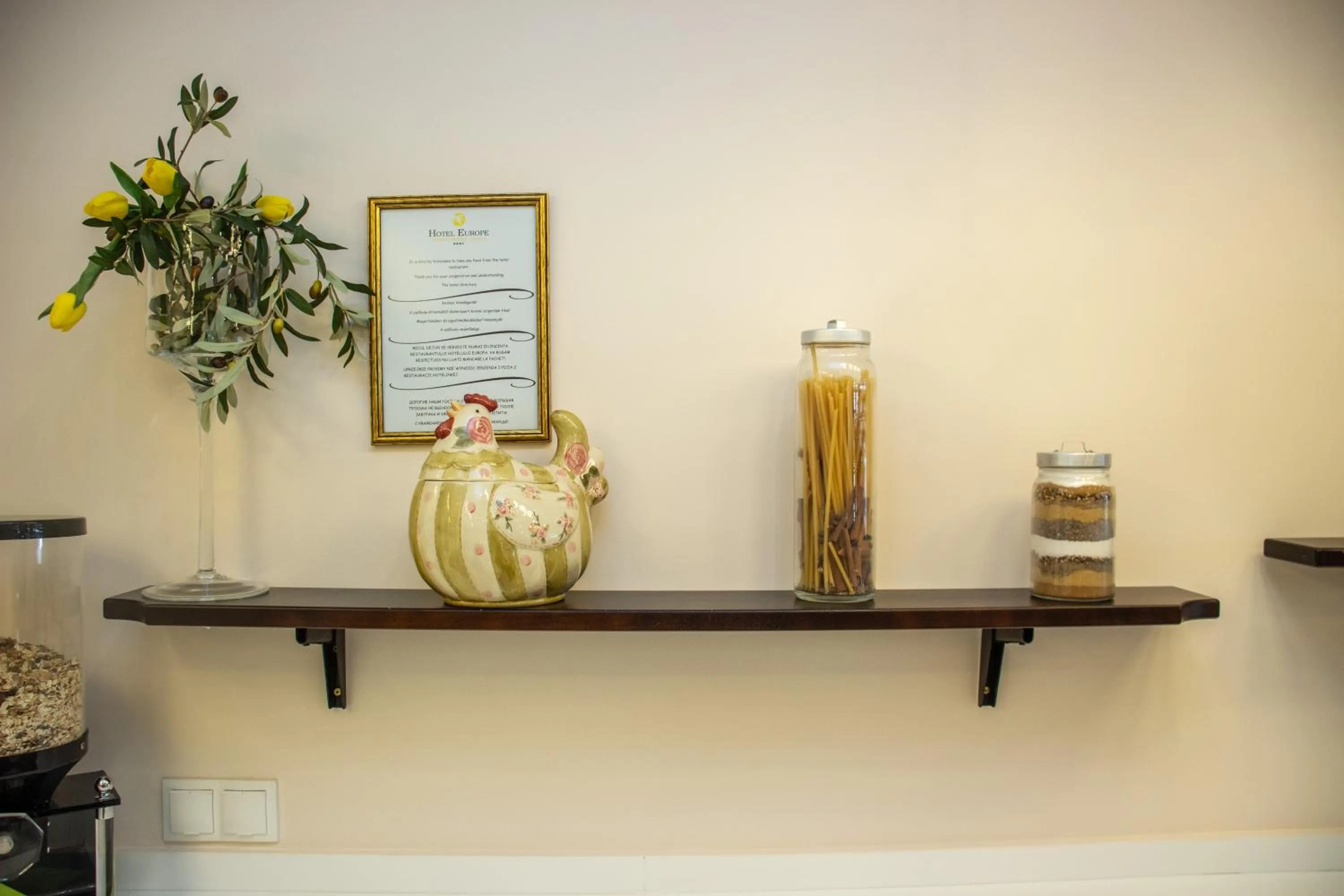 Decorative detail in Hotel Europe