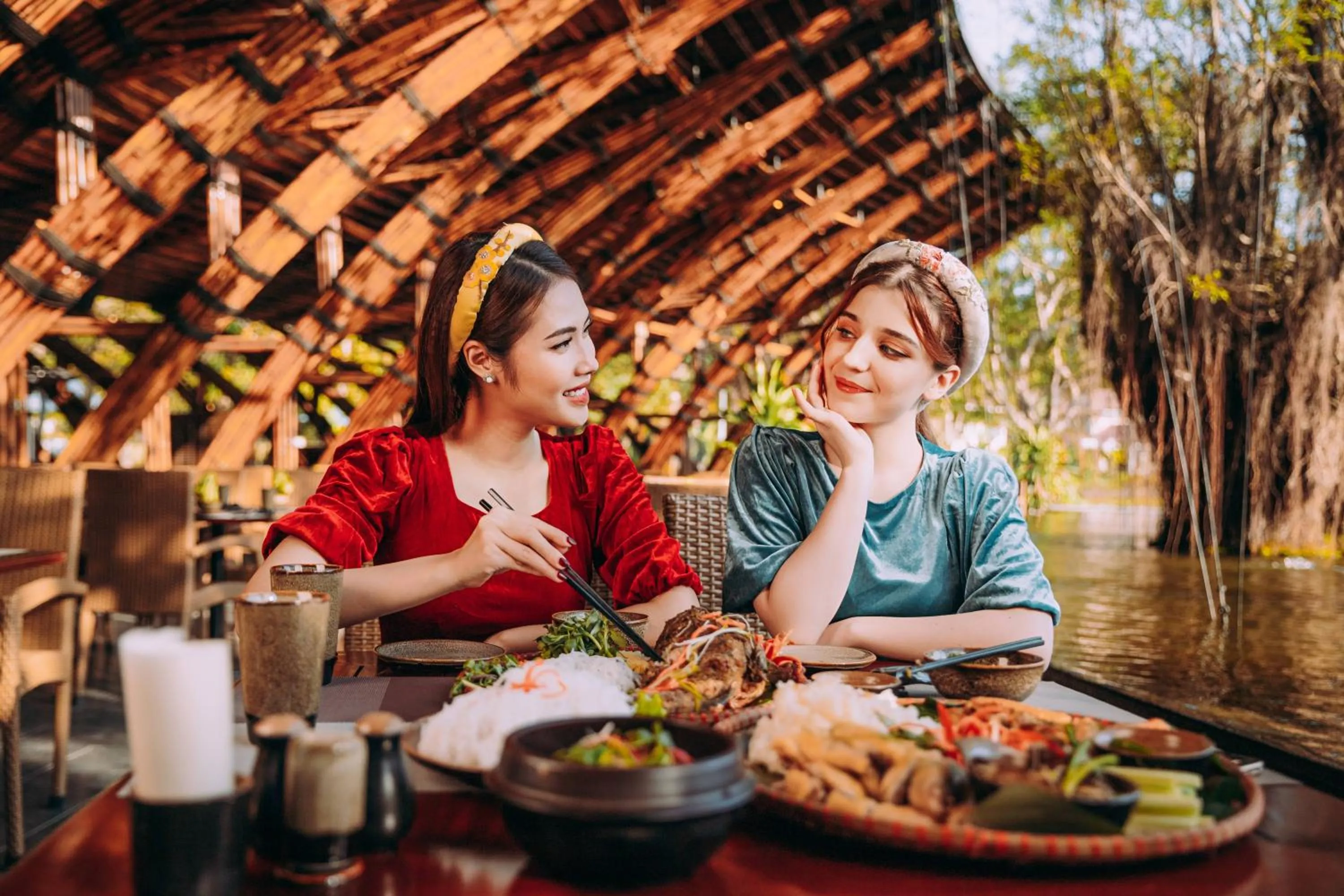 People in Flamingo Resort Dai Lai