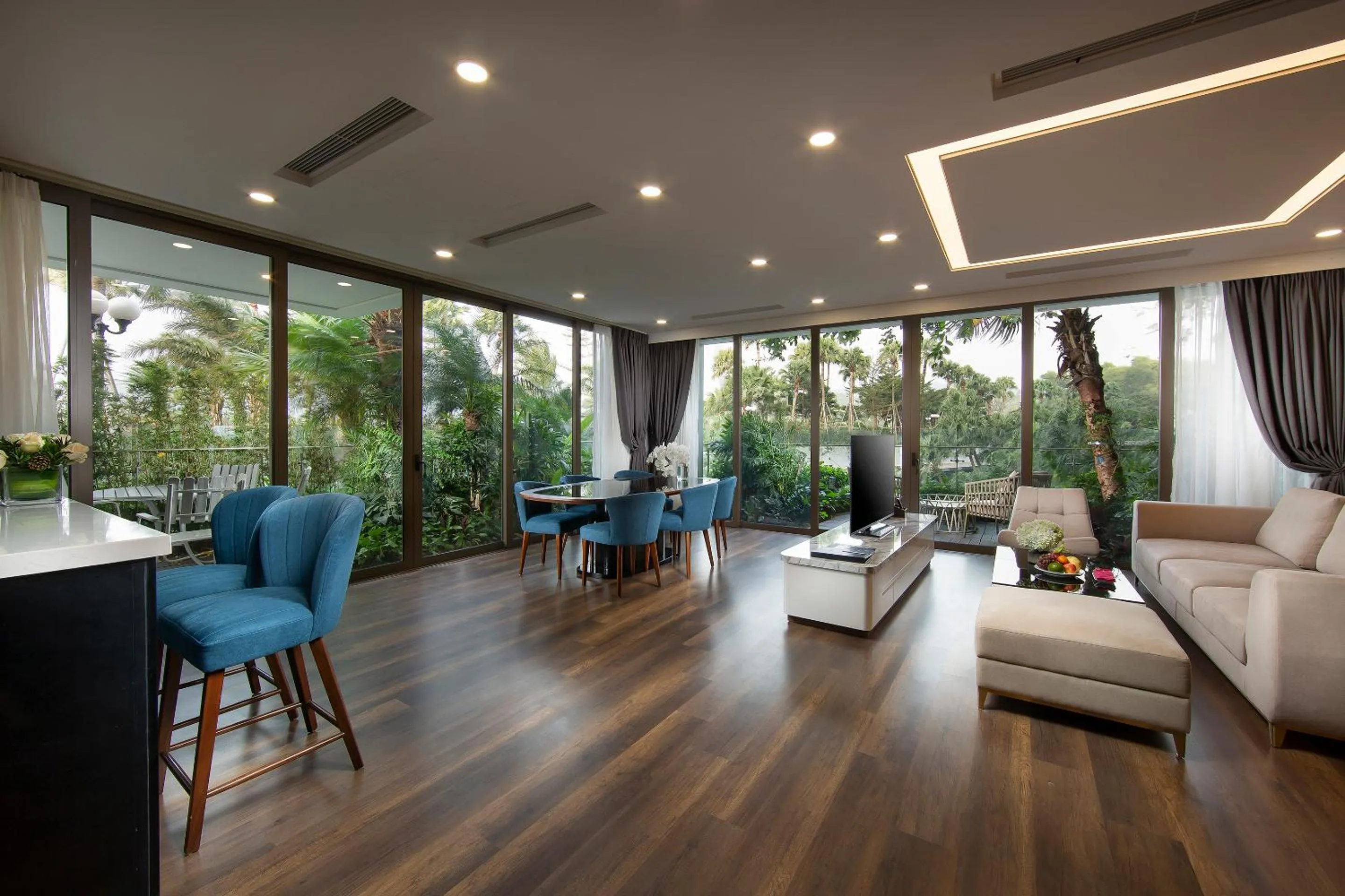 Living room in Flamingo Resort Dai Lai