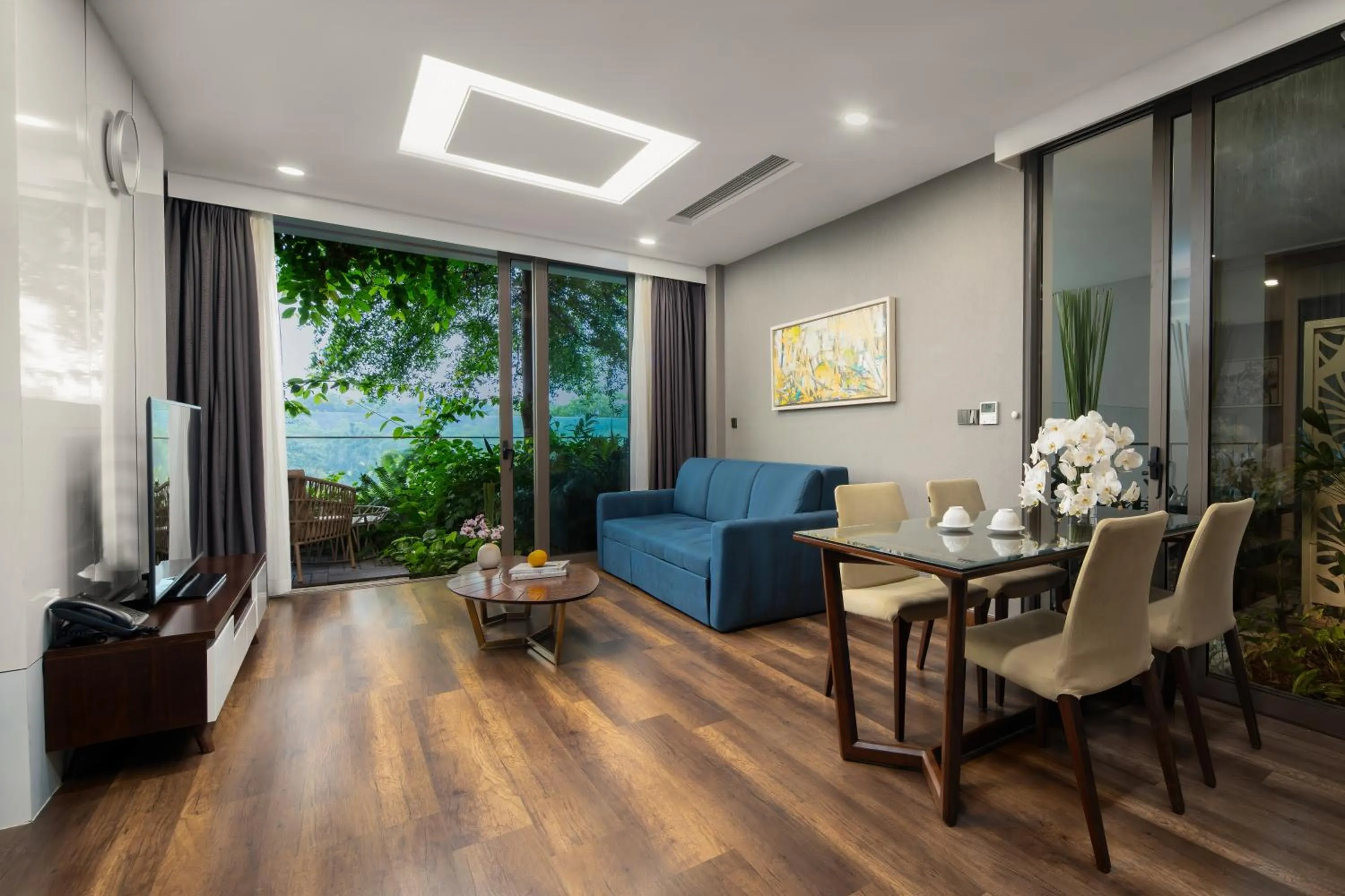 Living room in Flamingo Resort Dai Lai