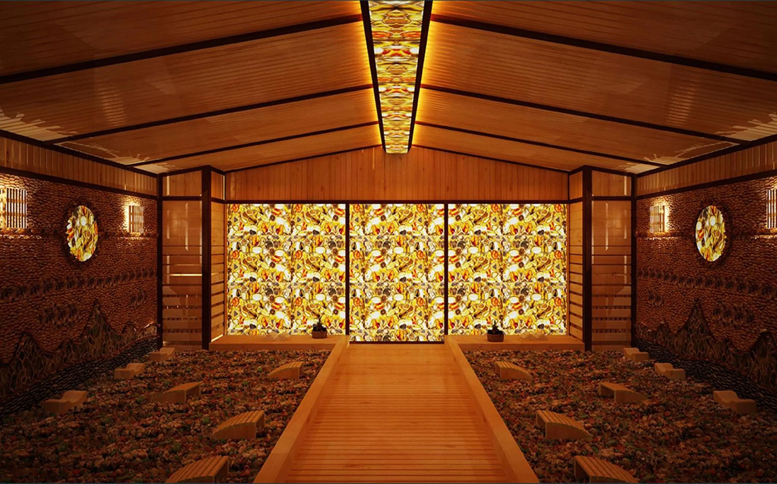 Sauna in Flamingo Resort Dai Lai