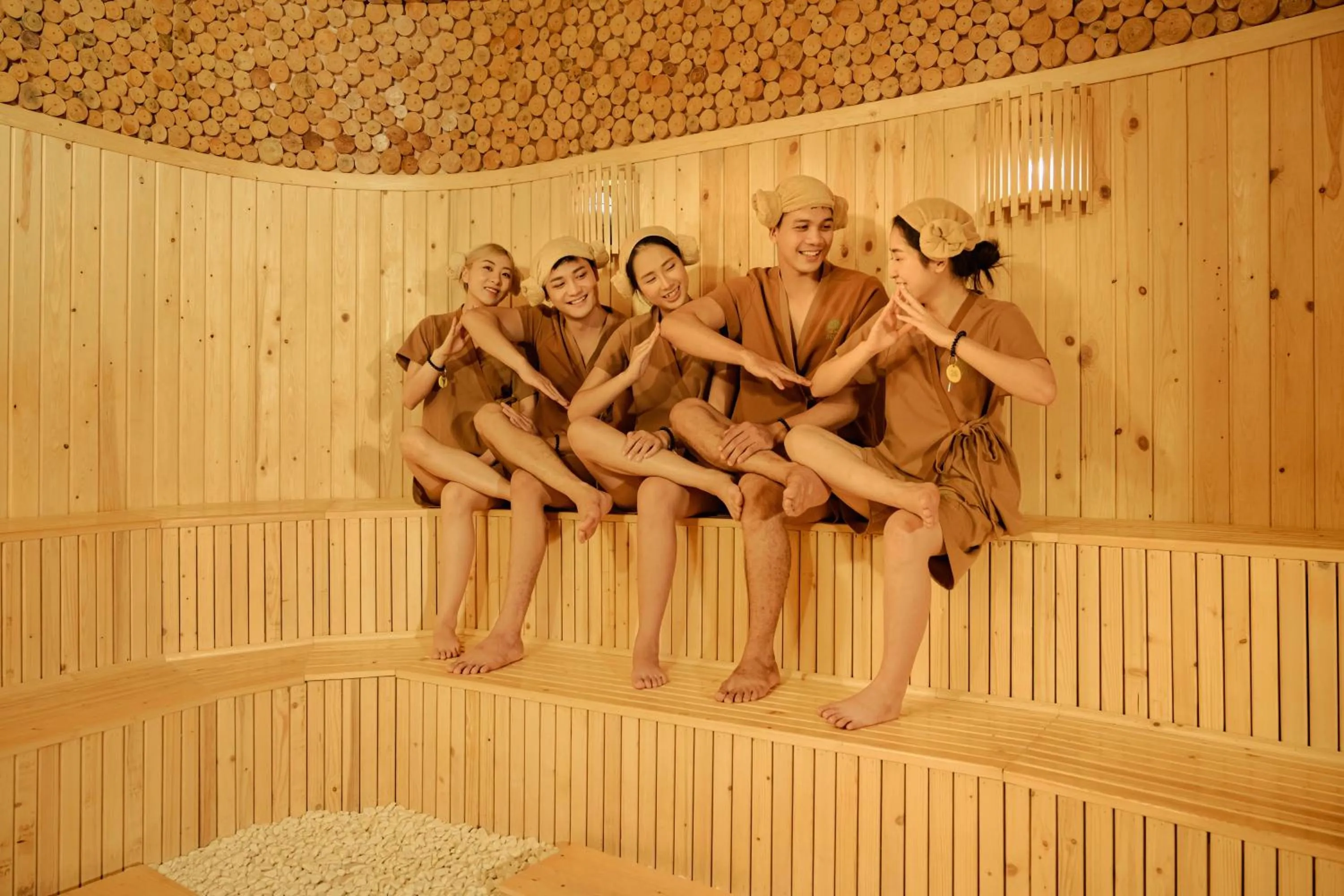Sauna in Flamingo Resort Dai Lai