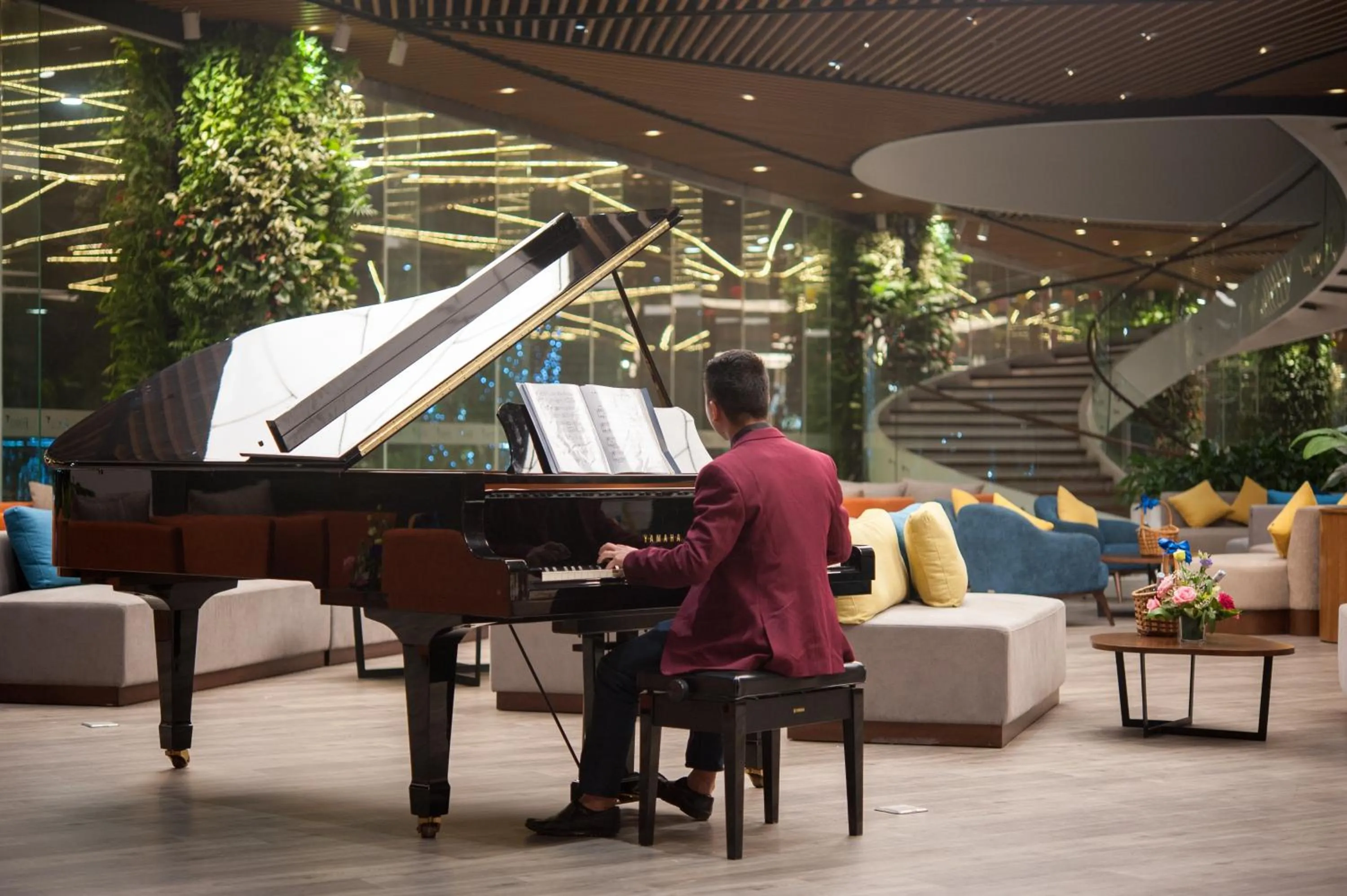 Seating area in Flamingo Resort Dai Lai