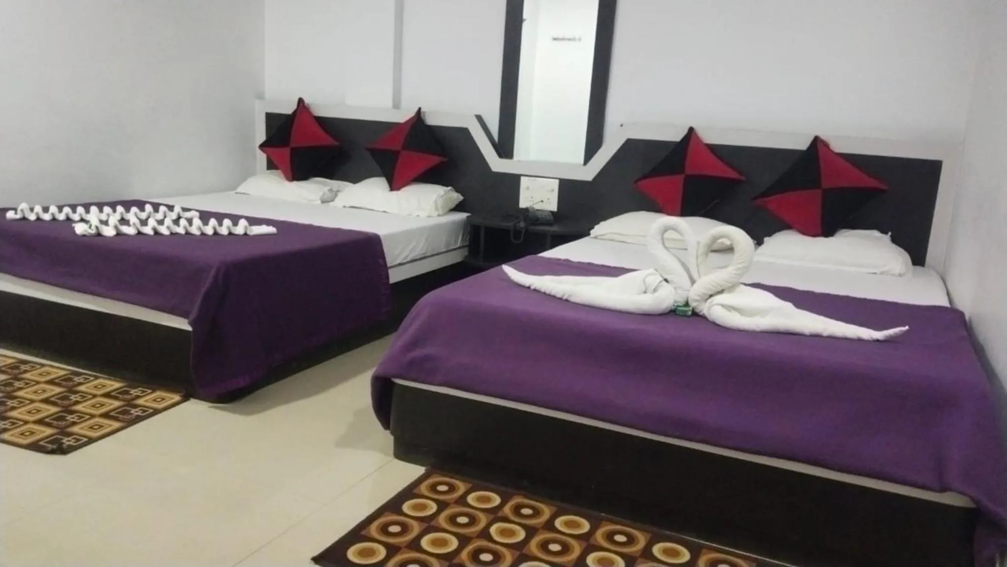 Bedroom, Bed in Hotel Amullya