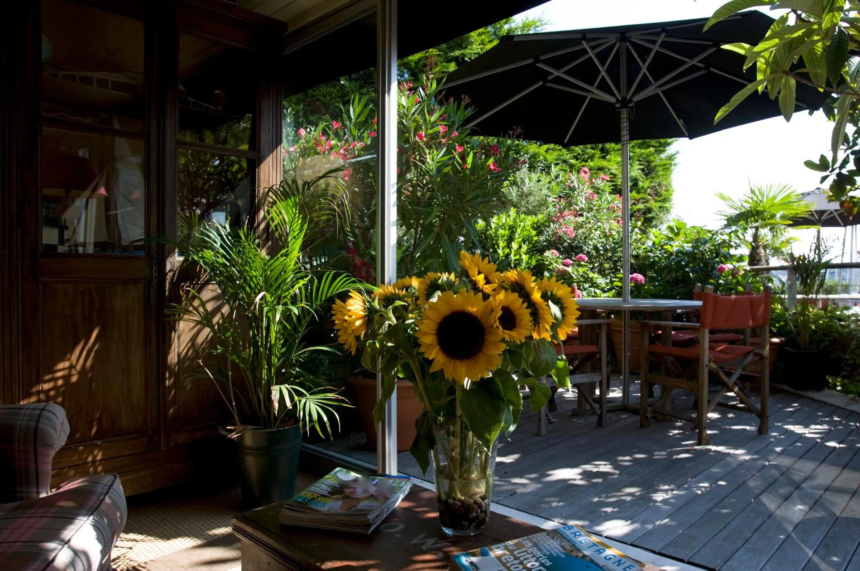 Balcony/Terrace in Le Petit Hôtel des Hortensias