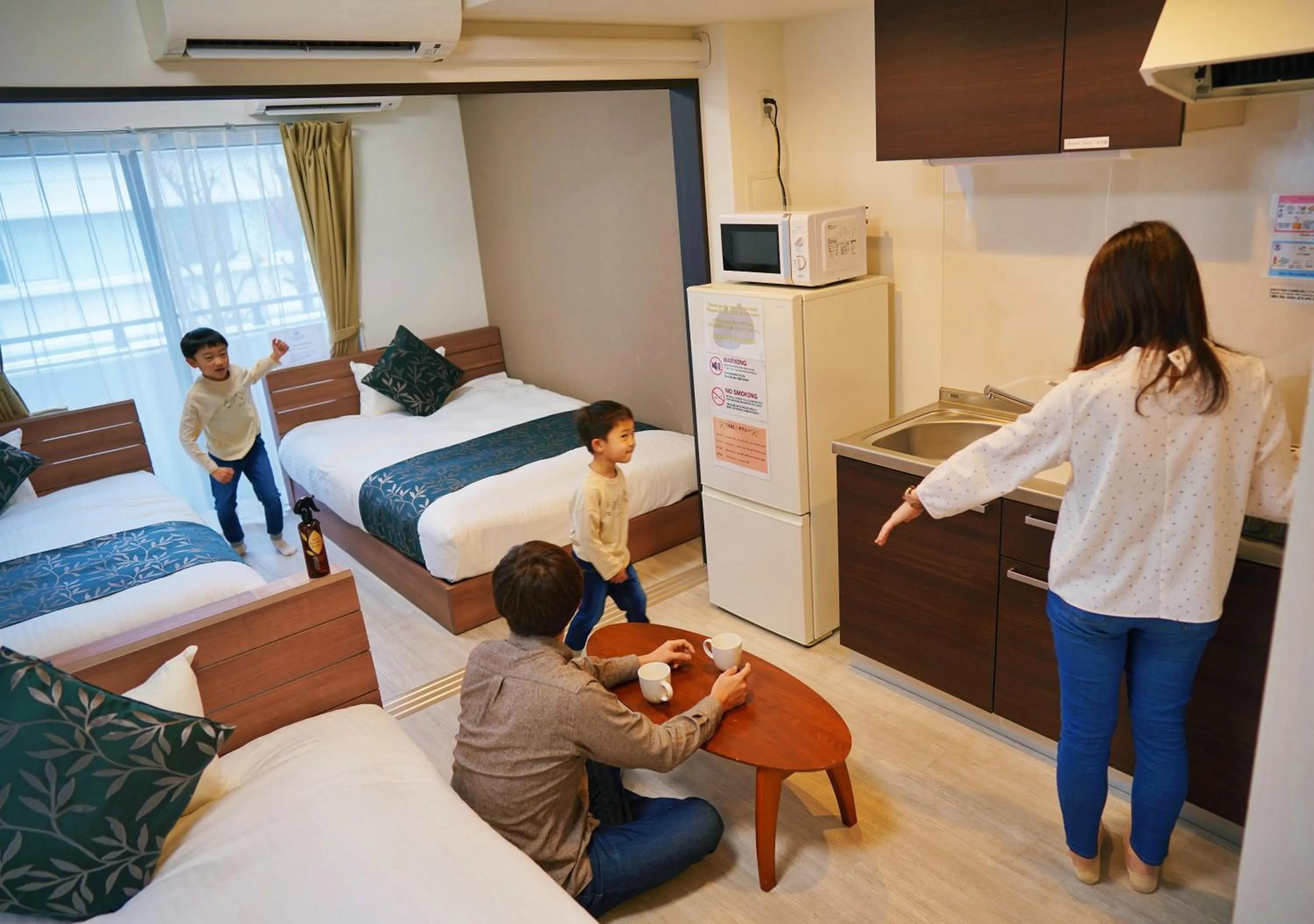 Bed in Dream Inn Hakata