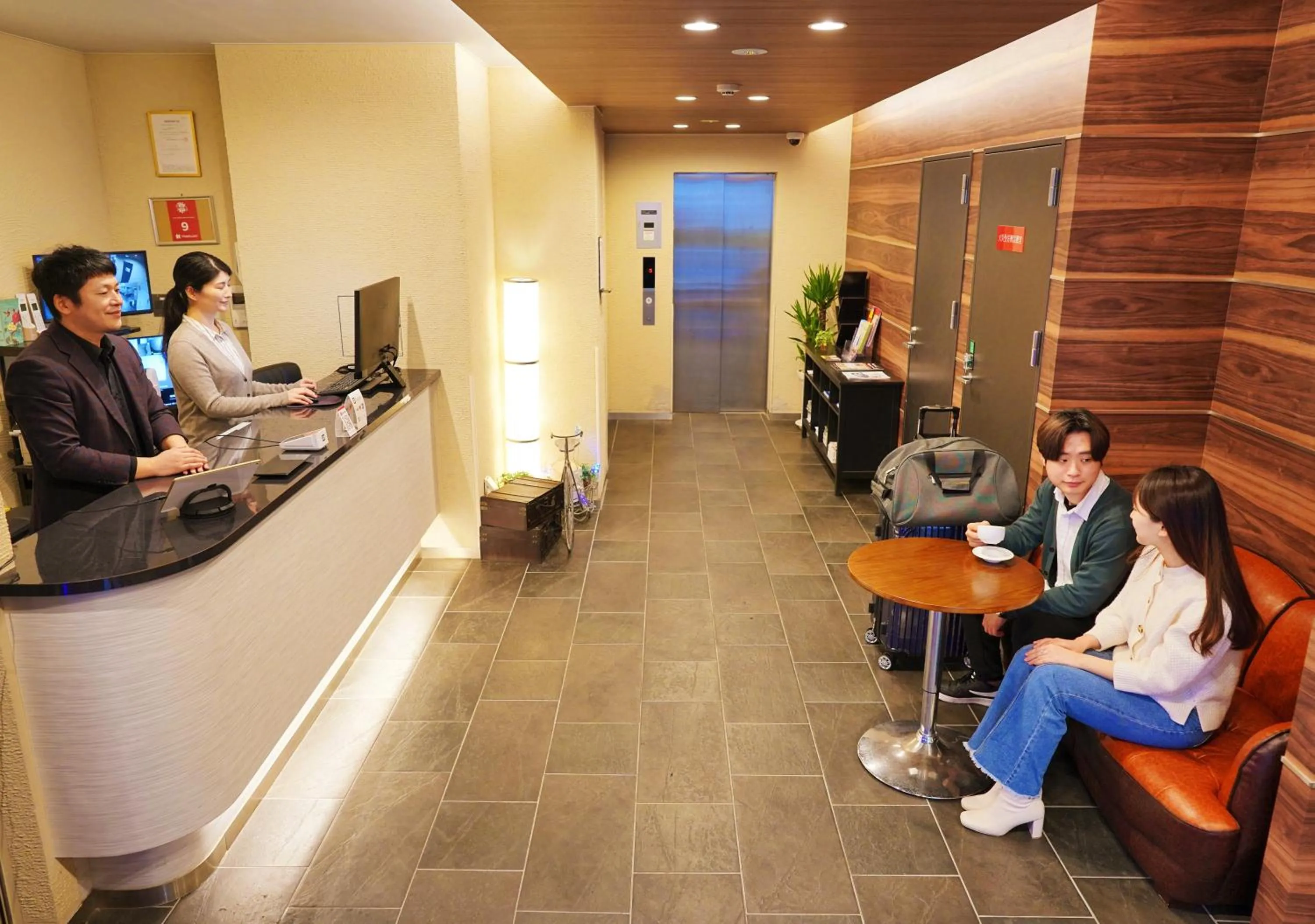 Staff in Dream Inn Hakata