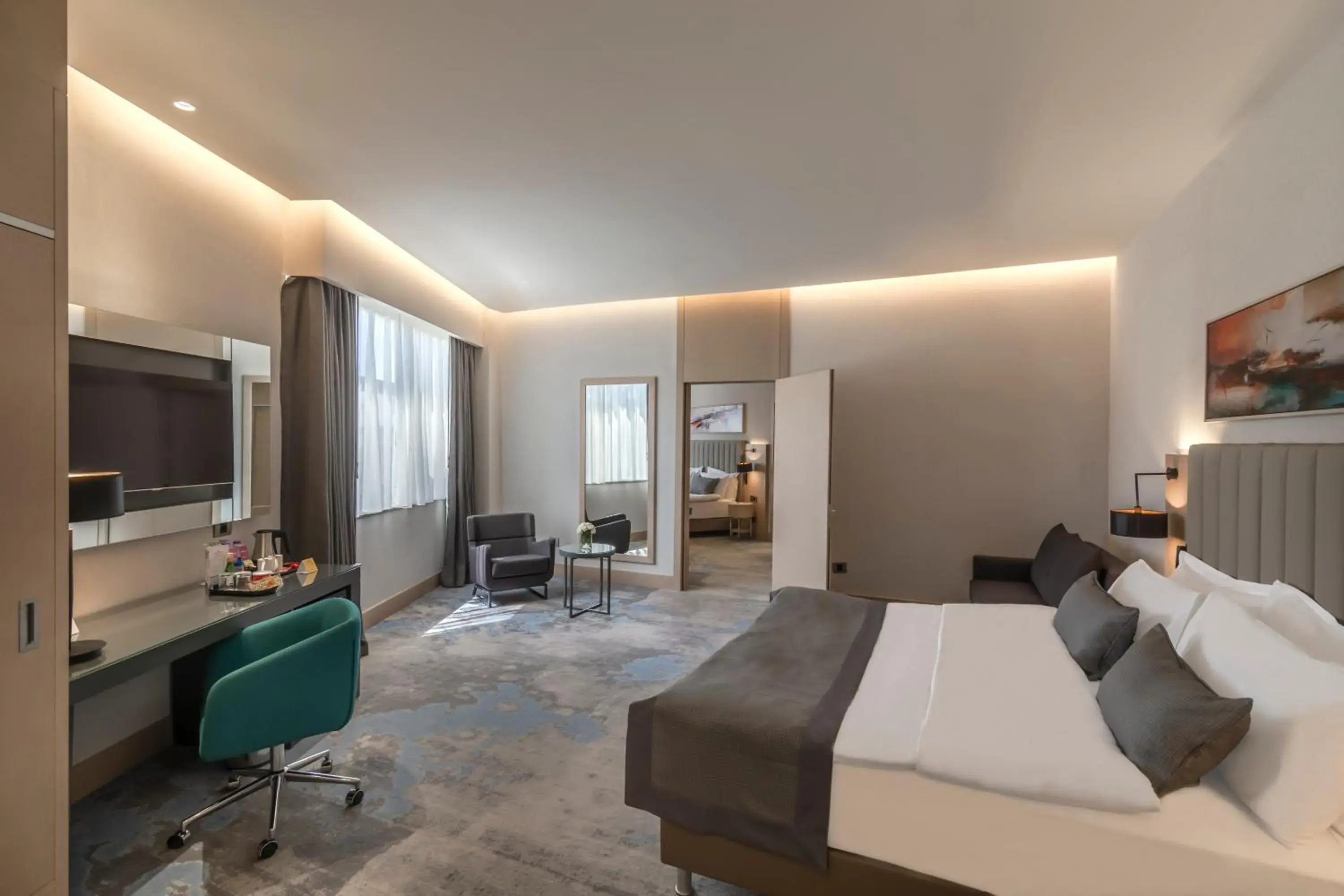 Bedroom, Bed in Crowne Plaza Cappadocia - Nevsehir by IHG Bedroom, Bed in Crowne Plaza Cappadocia - Nevsehir by IHG