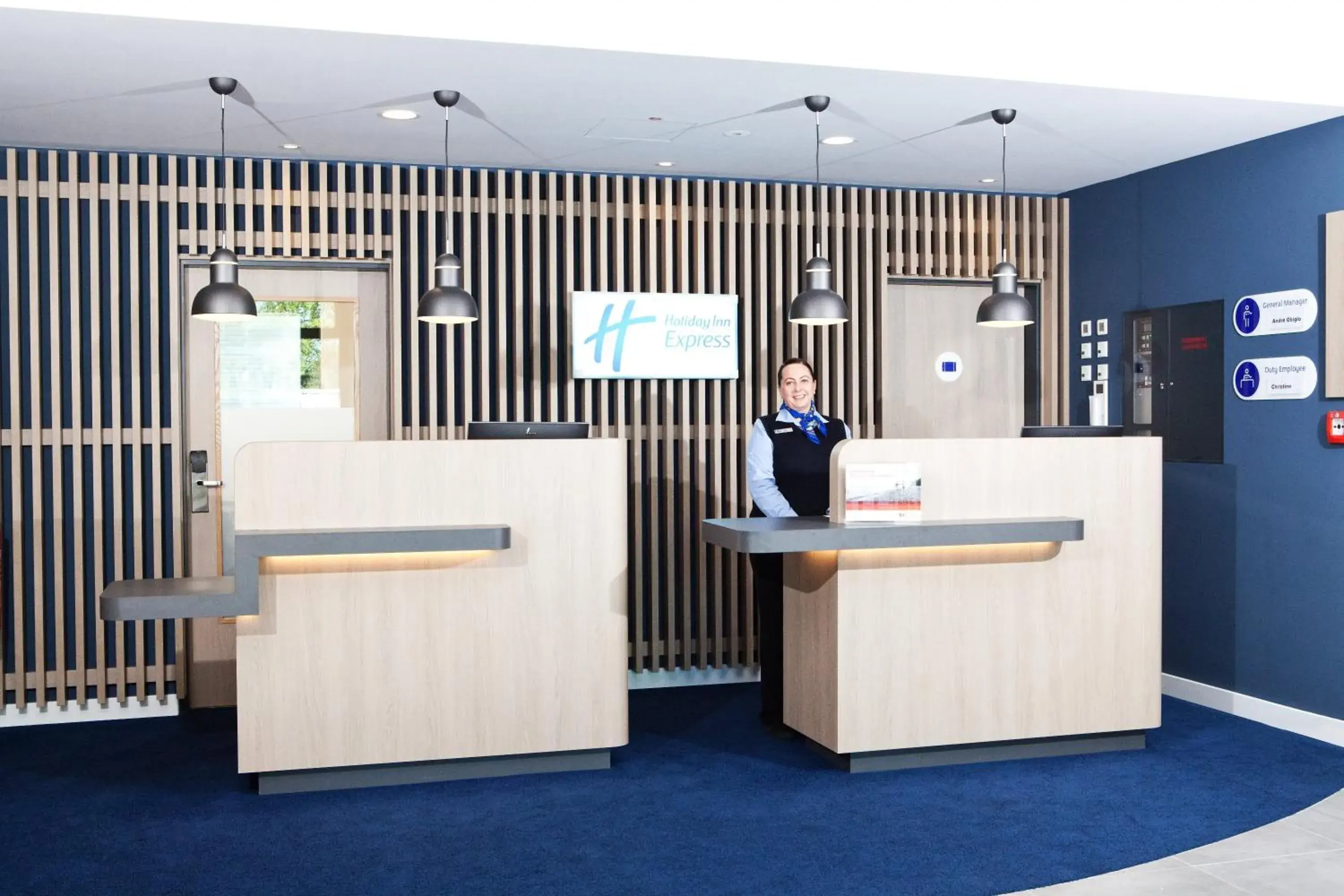 Property building in Holiday Inn Express Frankfurt Airport - Raunheim by IHG Property building in Holiday Inn Express Frankfurt Airport - Raunheim by IHG