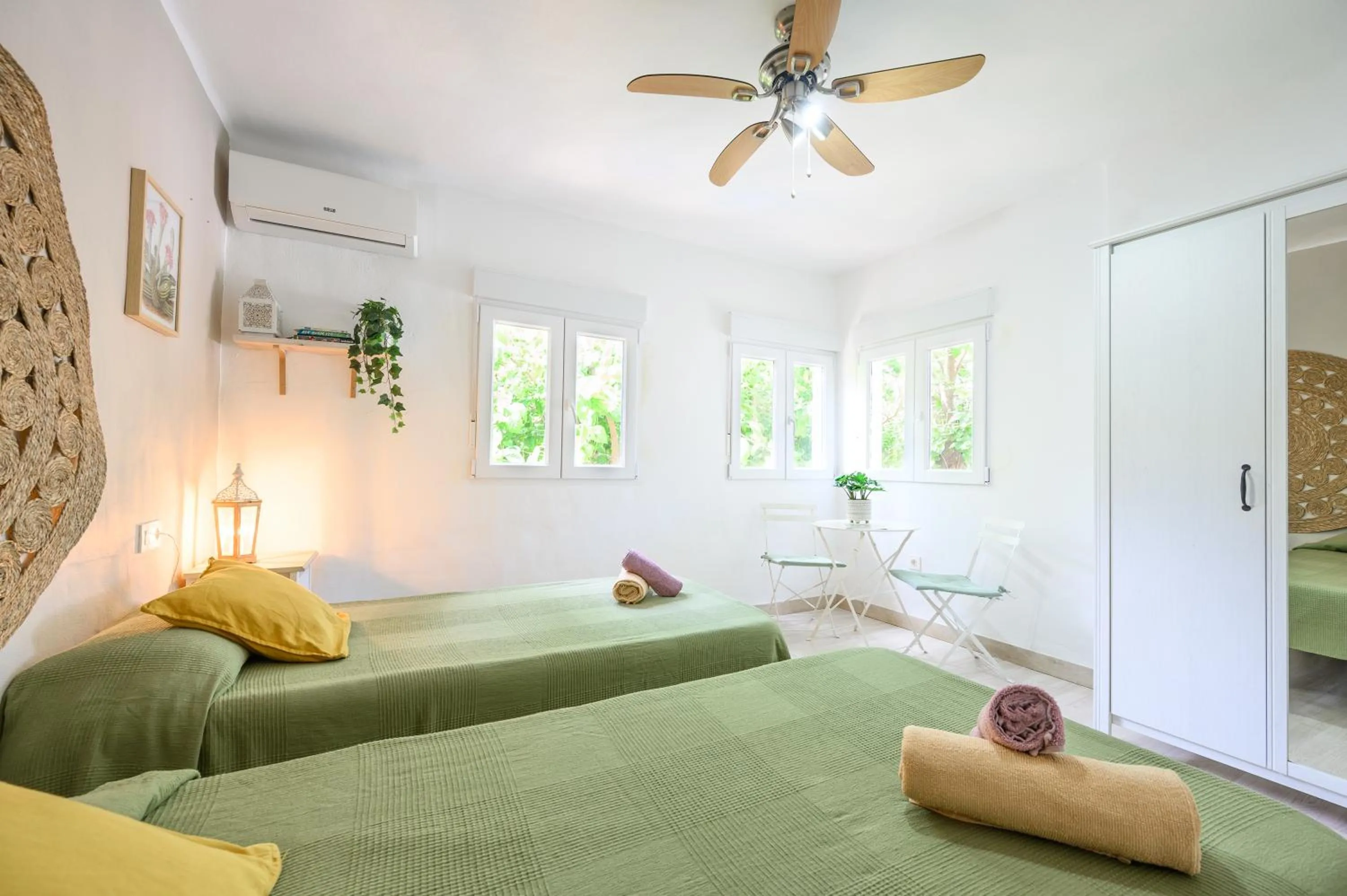 Bed in Blue Castle GuestHouse