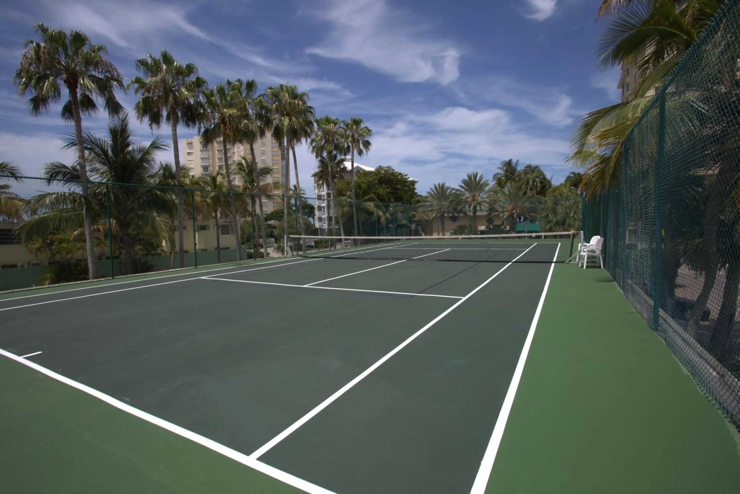 Tennis court in Vanderbilt Beach Resort