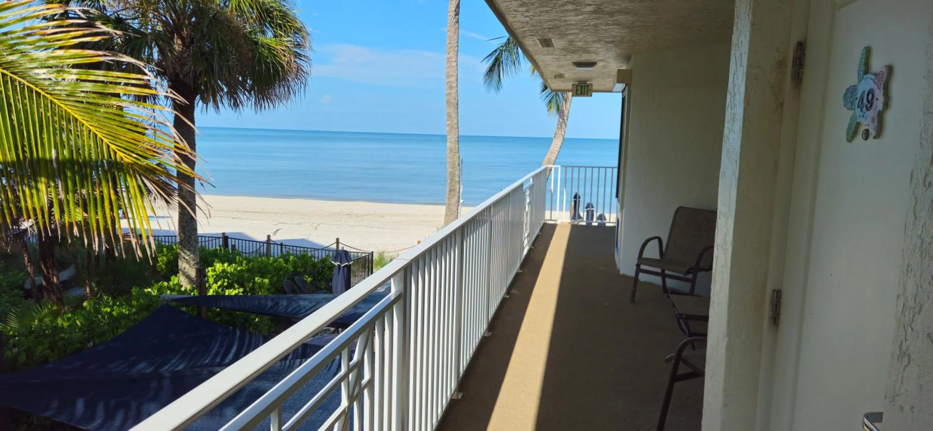 Patio in Vanderbilt Beach Resort
