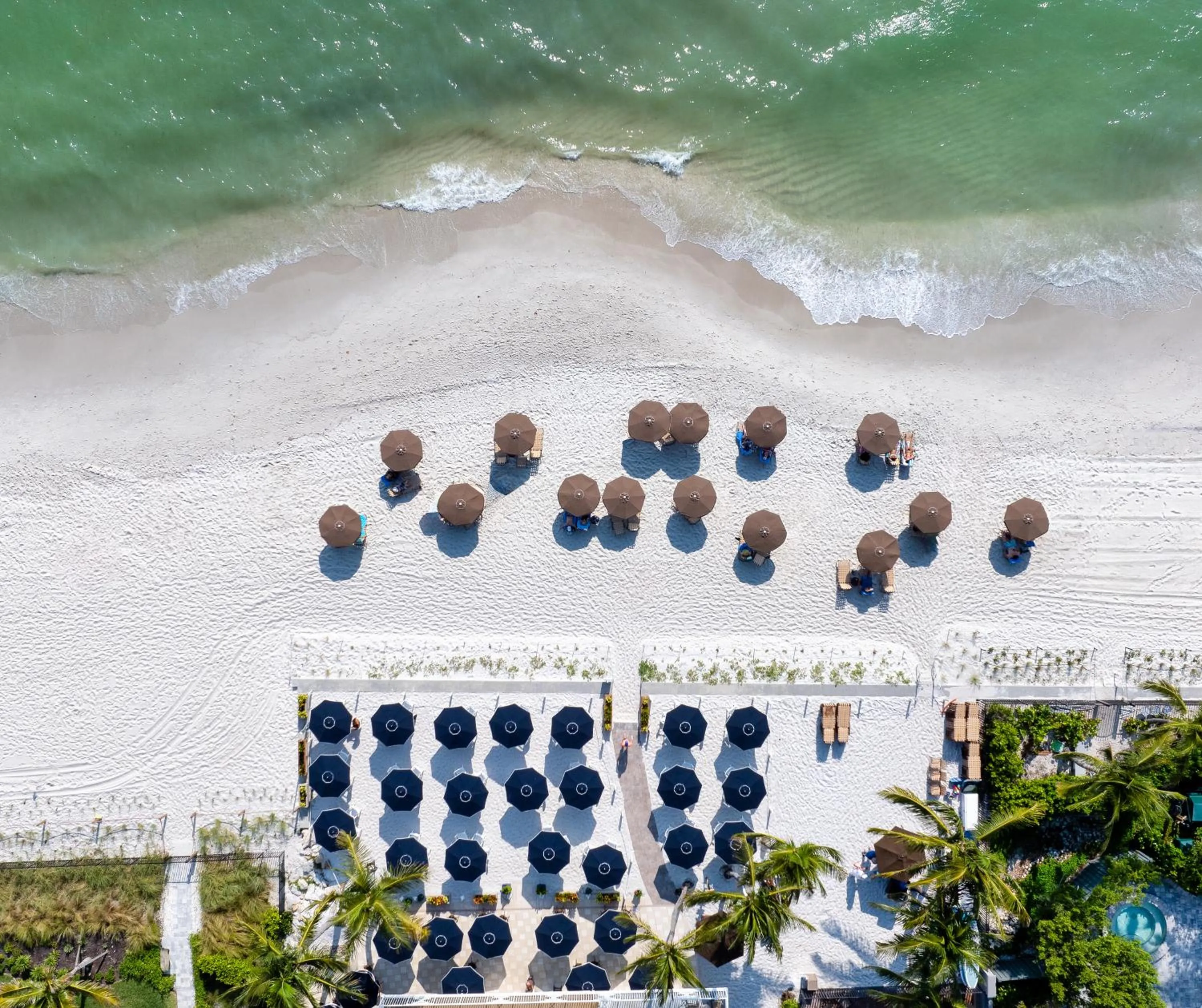 Bird's eye view in Vanderbilt Beach Resort