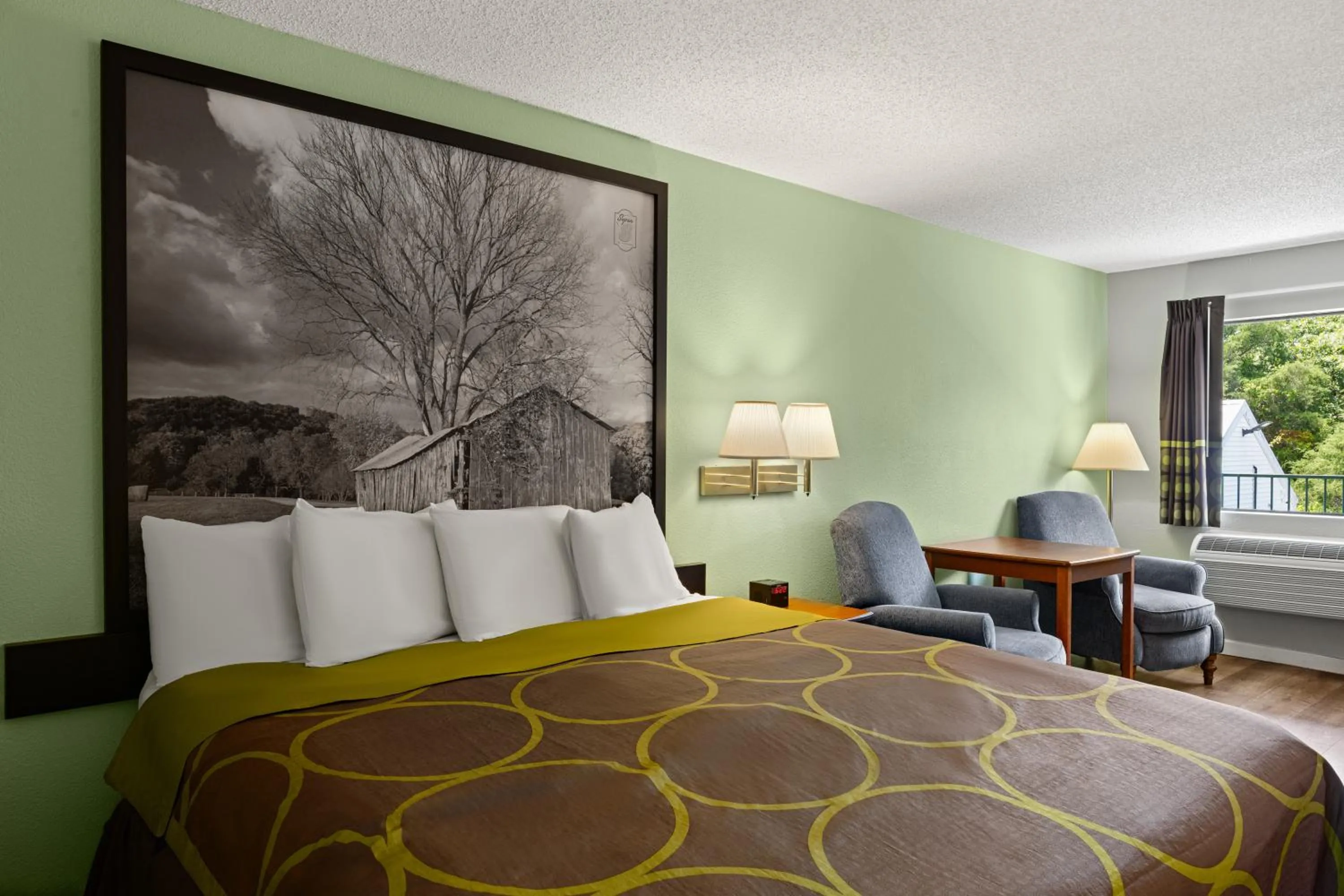 Bed in Super 8 by Wyndham Branson - Shepherd of the Hills Exwy