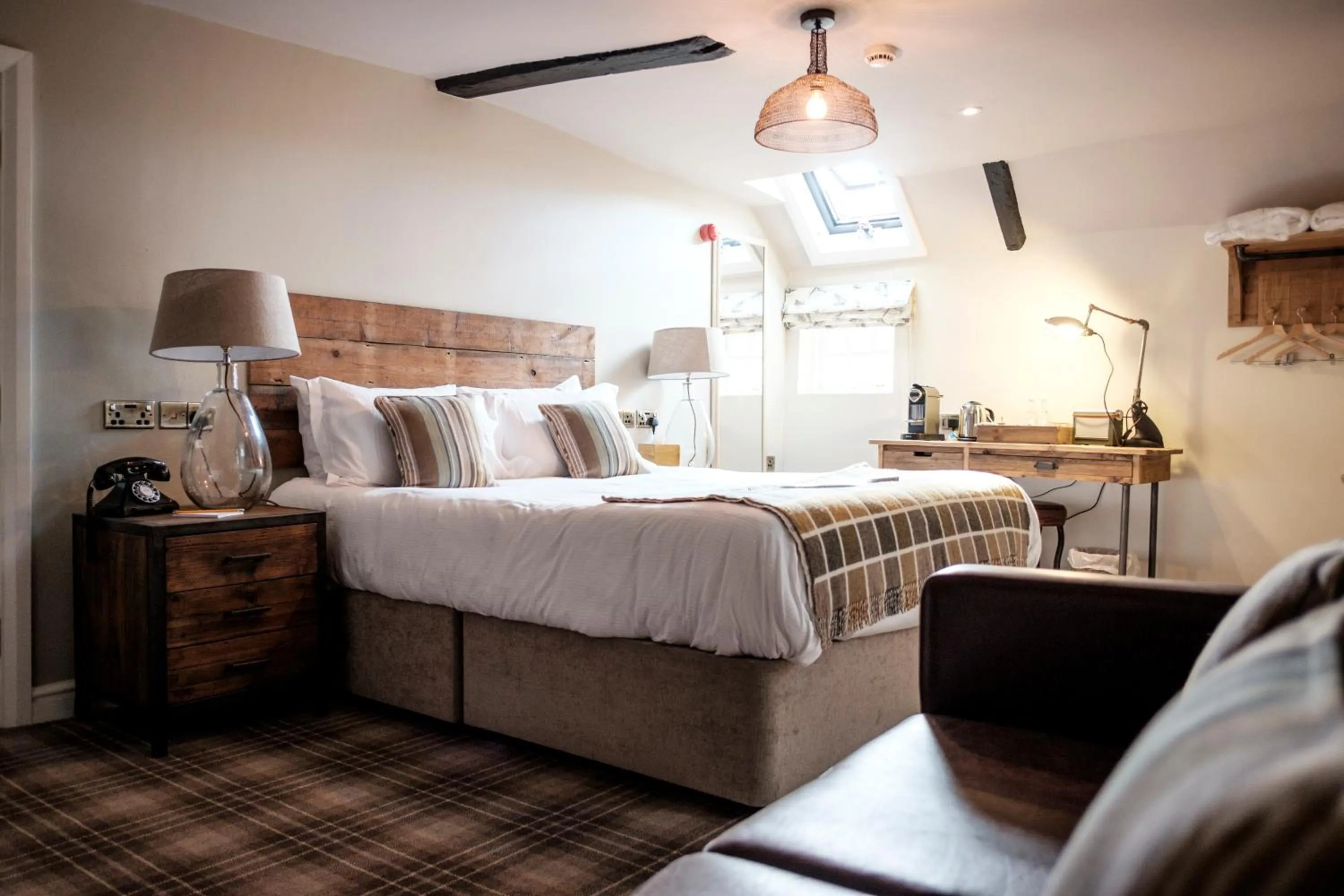 Bedroom, Bed in The White Hart