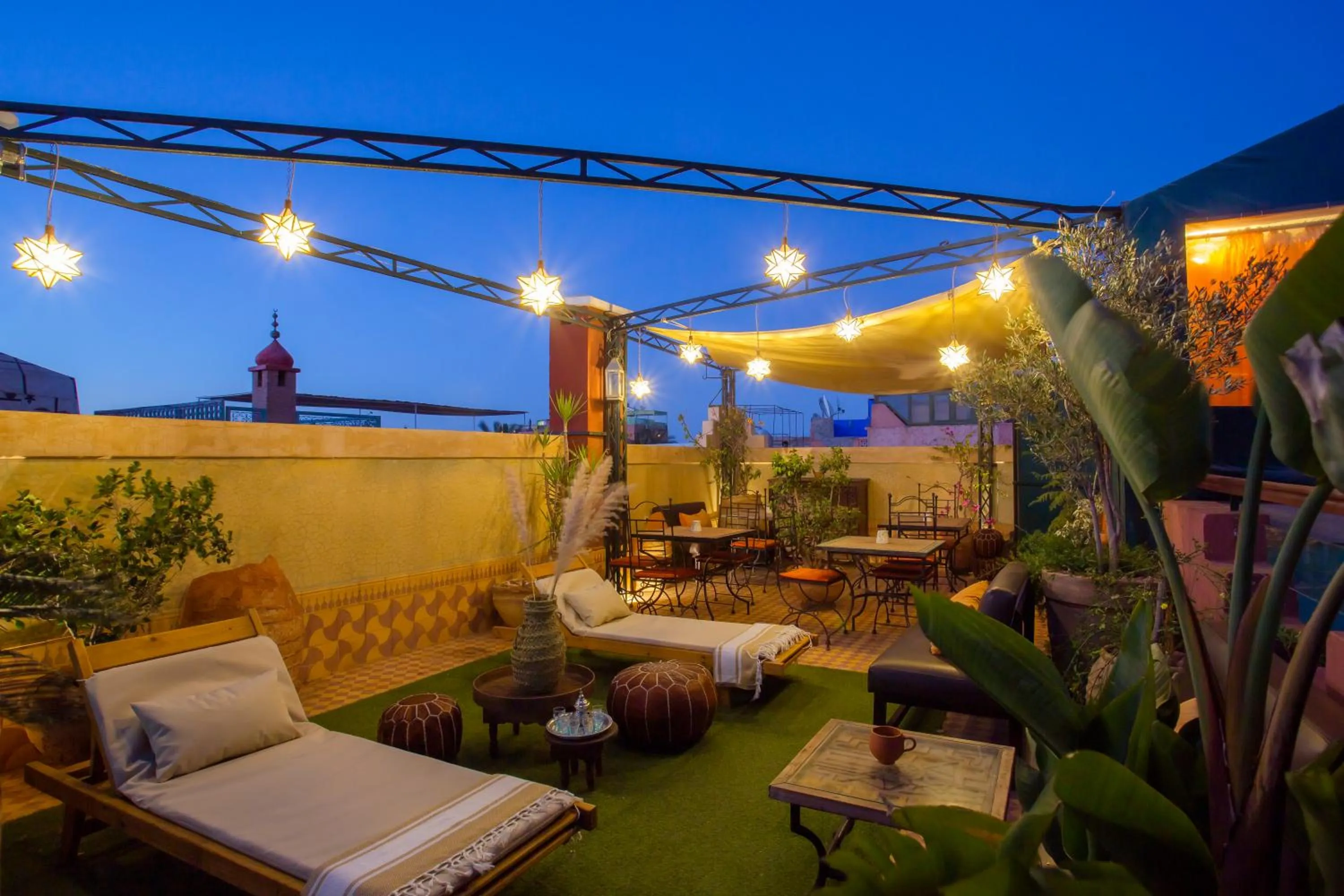Patio in Riad l'Heure d'Eté