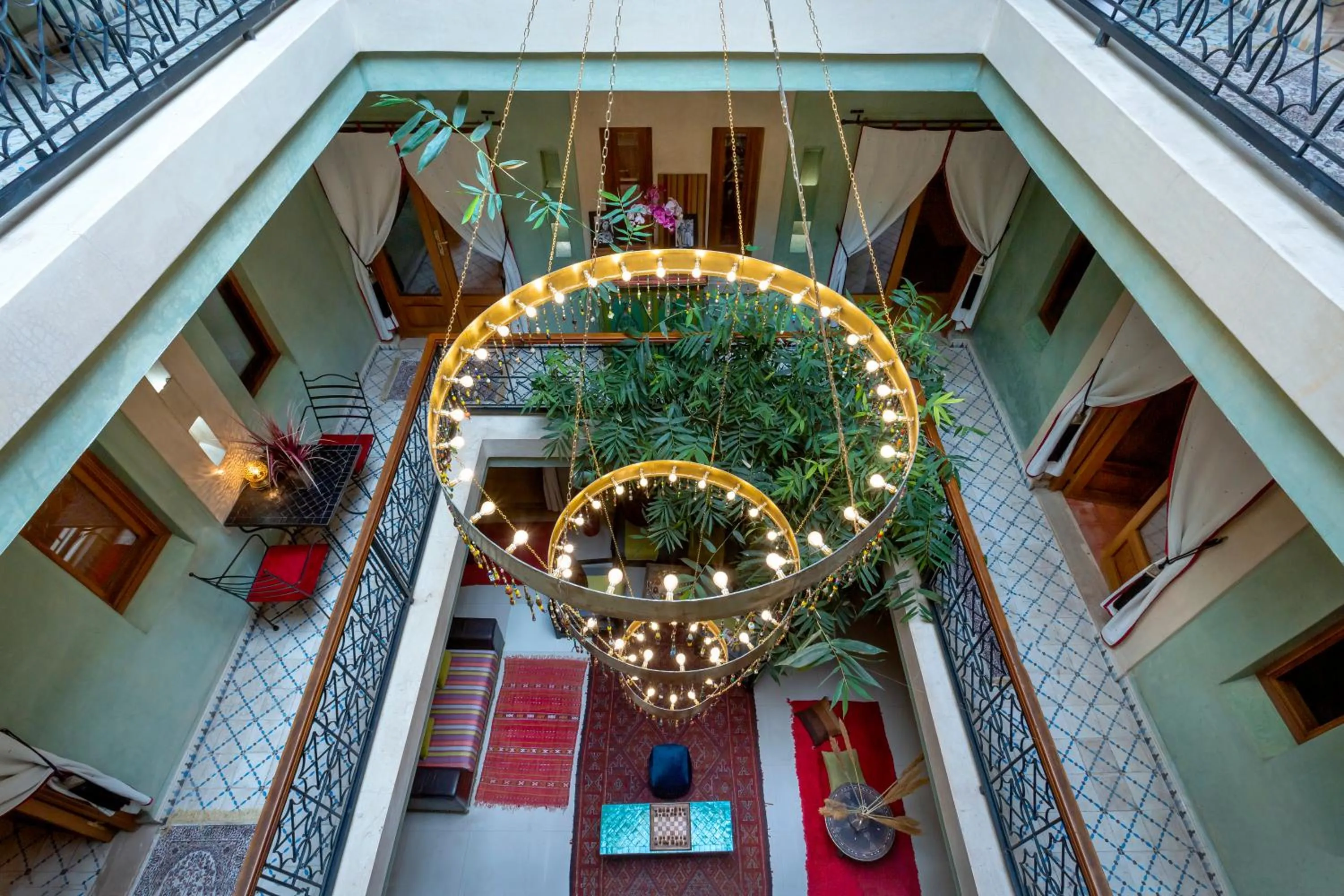 Patio in Riad l'Heure d'Eté