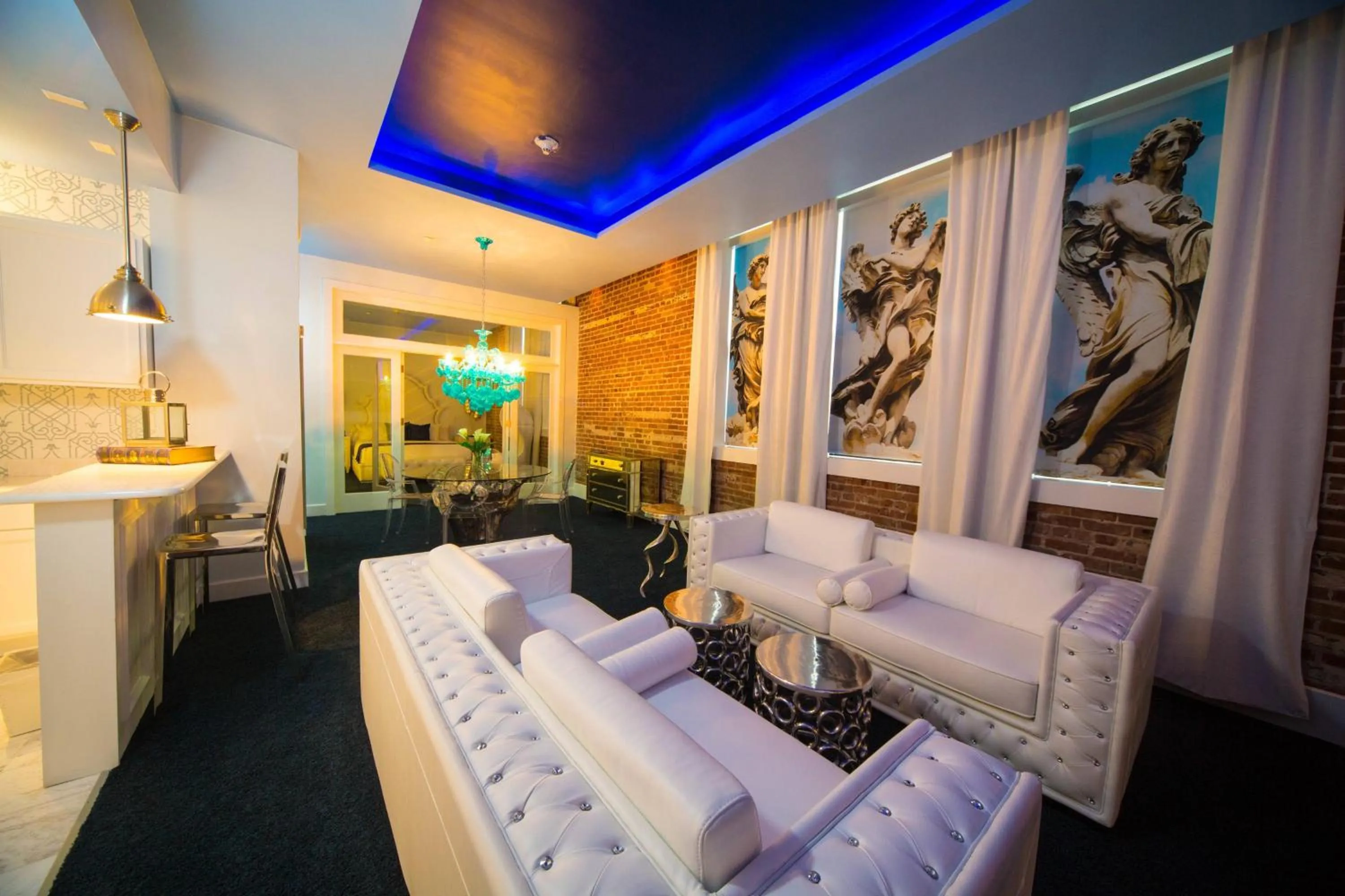 Living room in The Saint Hotel, New Orleans, French Quarter, Autograph Collection