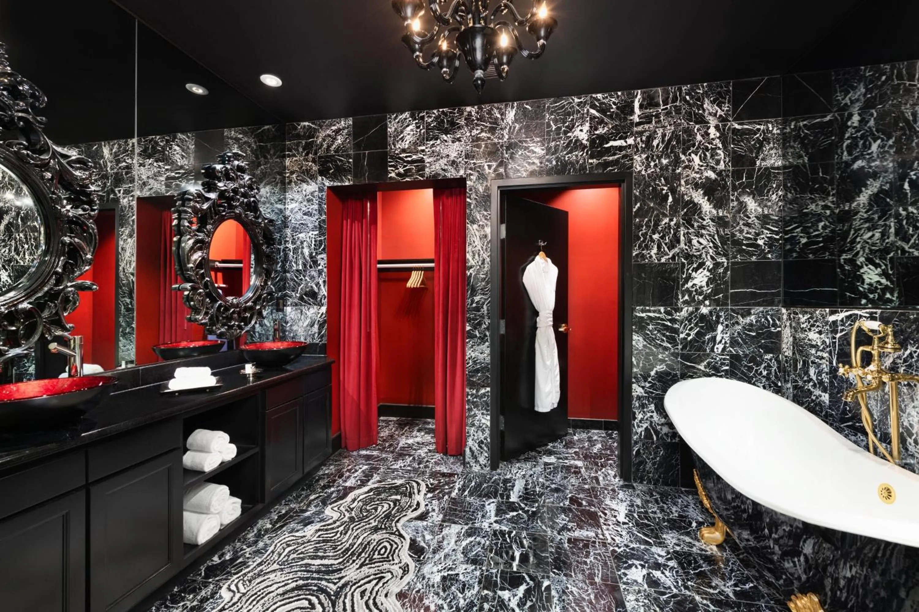 Bathroom in The Saint Hotel, New Orleans, French Quarter, Autograph Collection