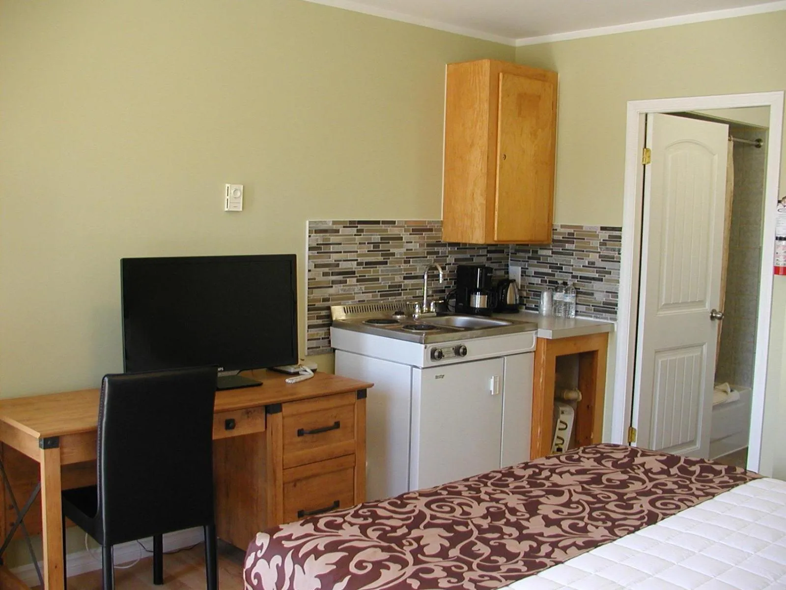 Decorative detail in Almo Court Motel