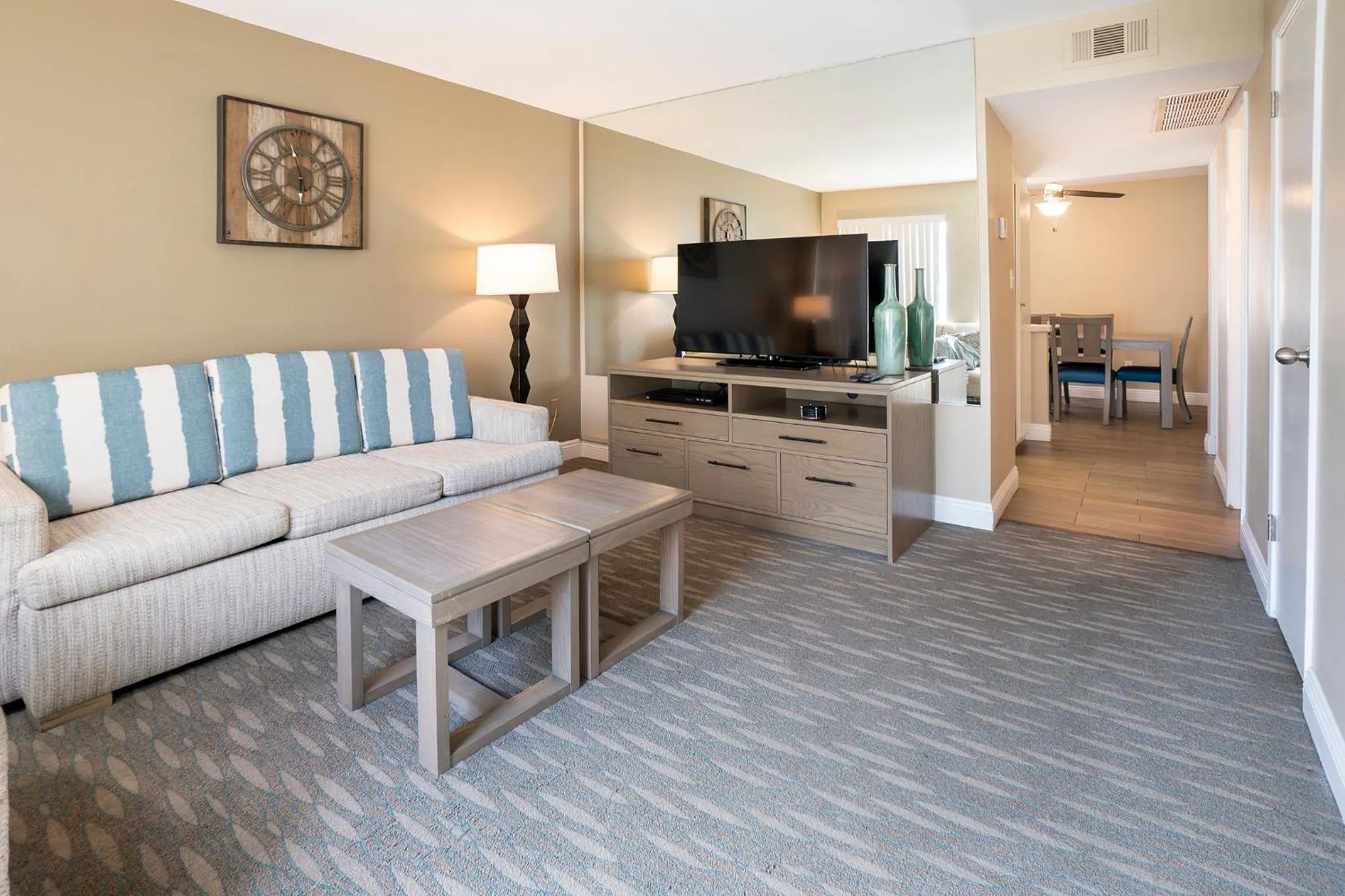 Living room in Indian Palms Vacation Club