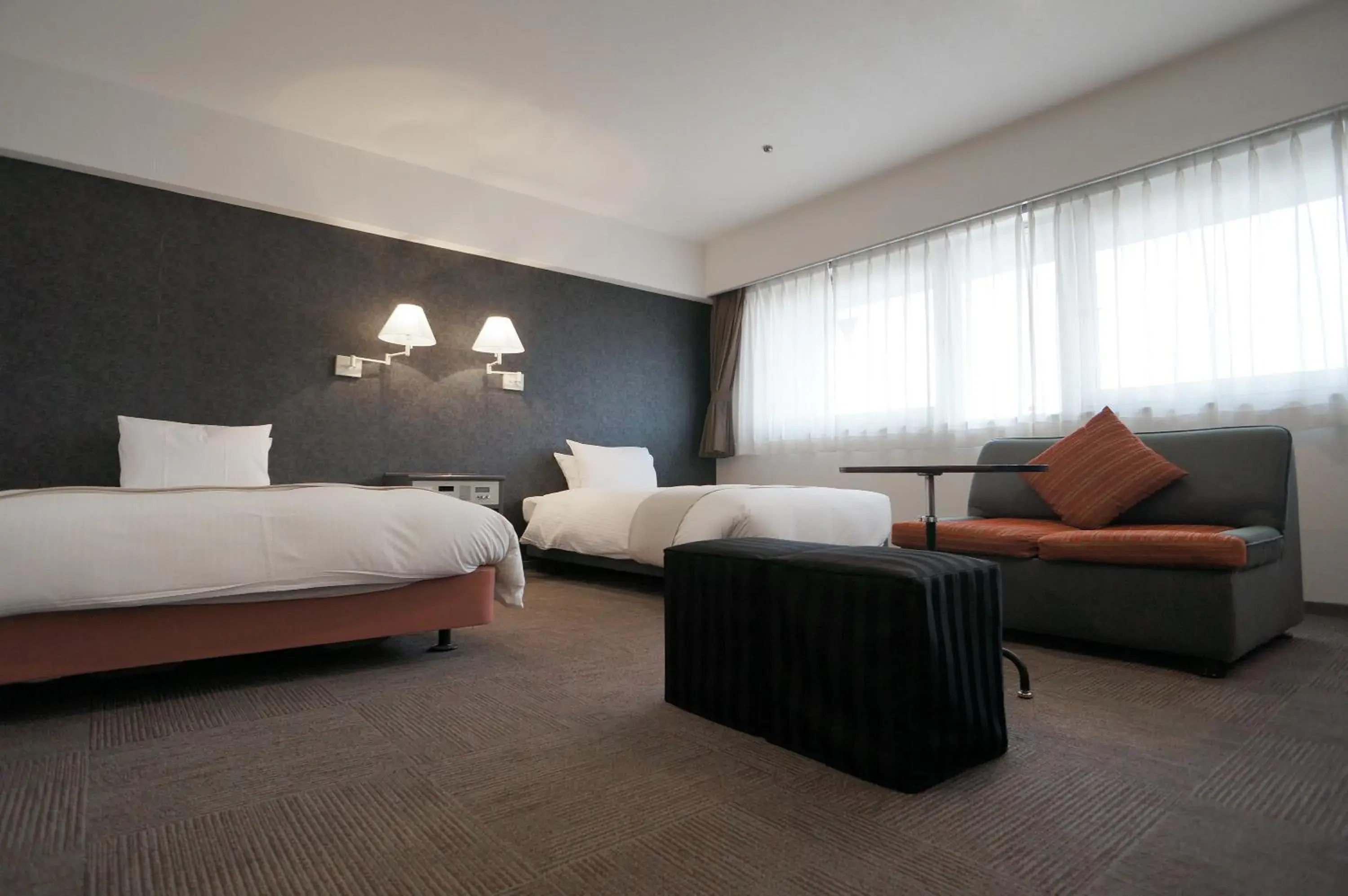 Photo of the whole room, Bed in Green Rich Hotel Nishitetsu Ohashi Ekimae Photo of the whole room, Bed in Green Rich Hotel Nishitetsu Ohashi Ekimae