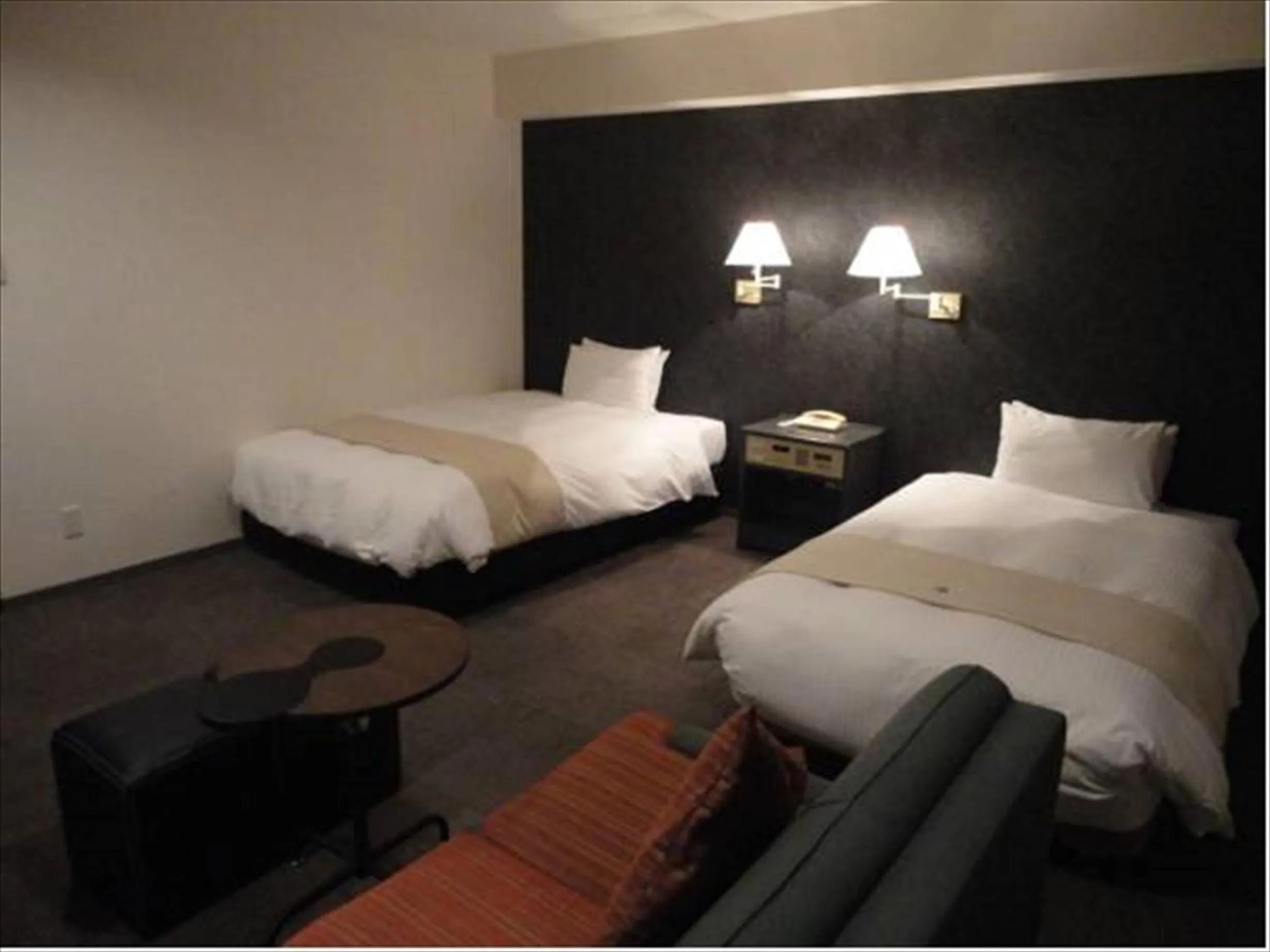Photo of the whole room, Bed in Green Rich Hotel Nishitetsu Ohashi Ekimae