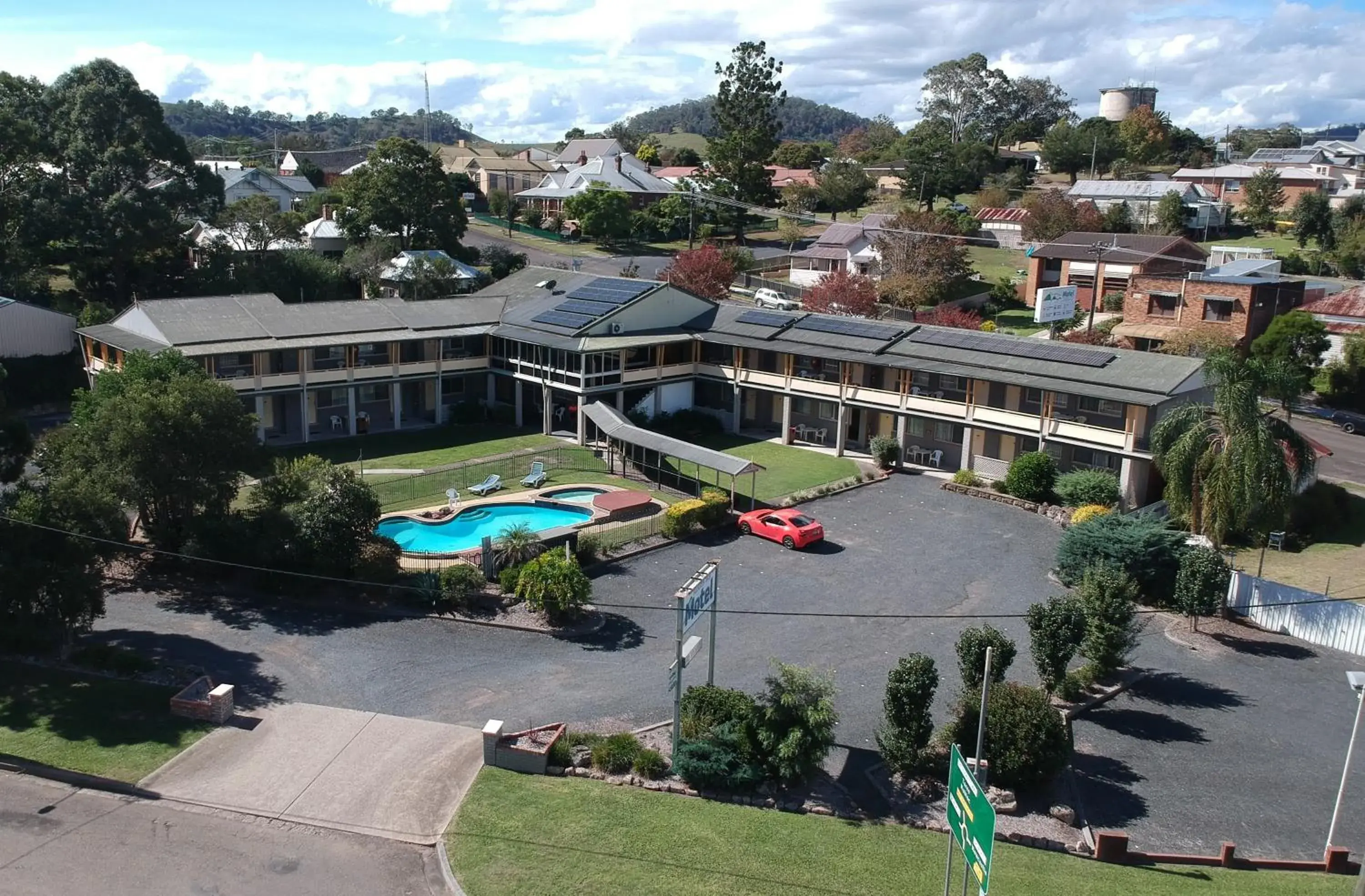 Bird's eye view in Bucketts Way Motel Gloucester Bird's eye view in Bucketts Way Motel Gloucester