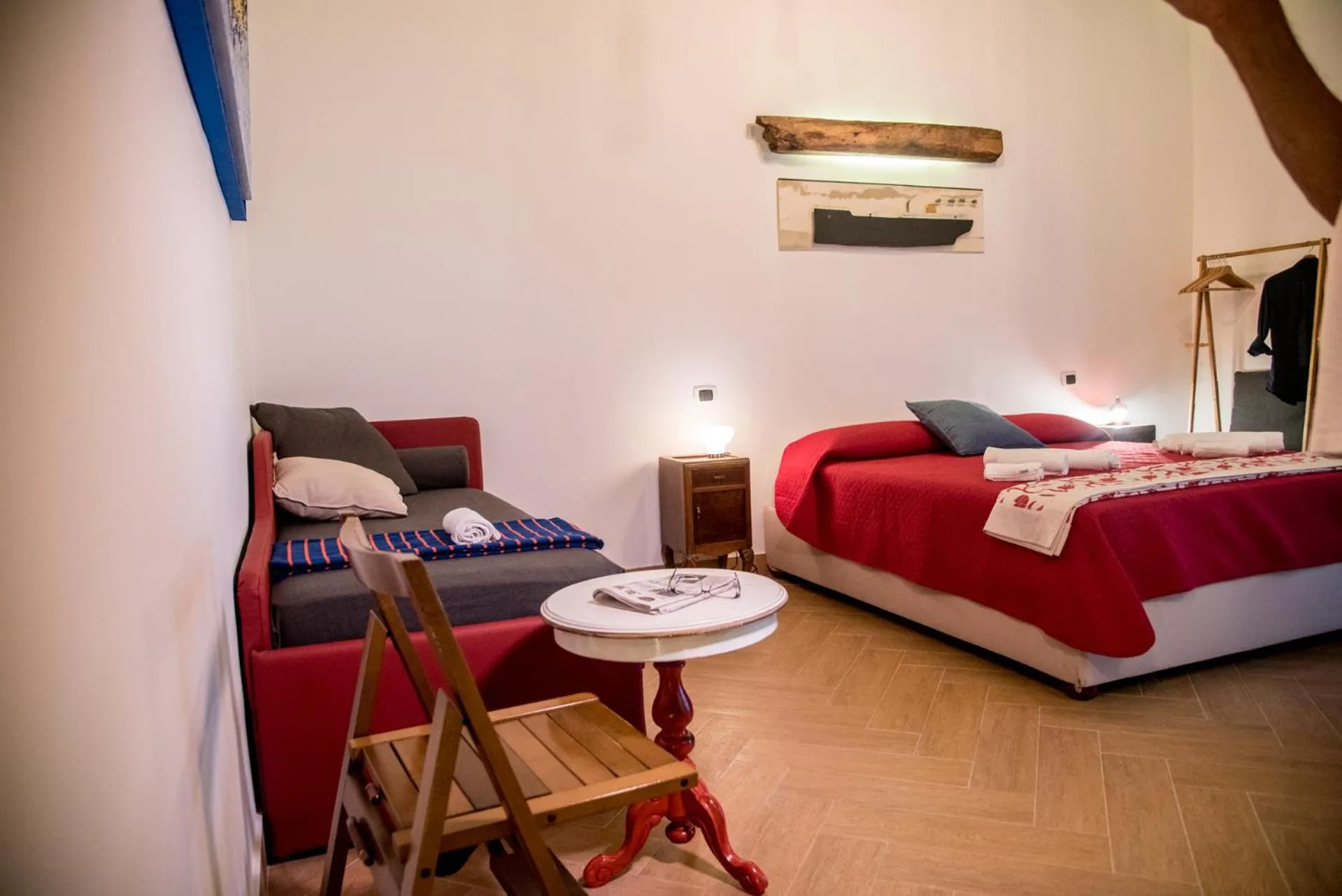 Bed in Guest Art Napoli