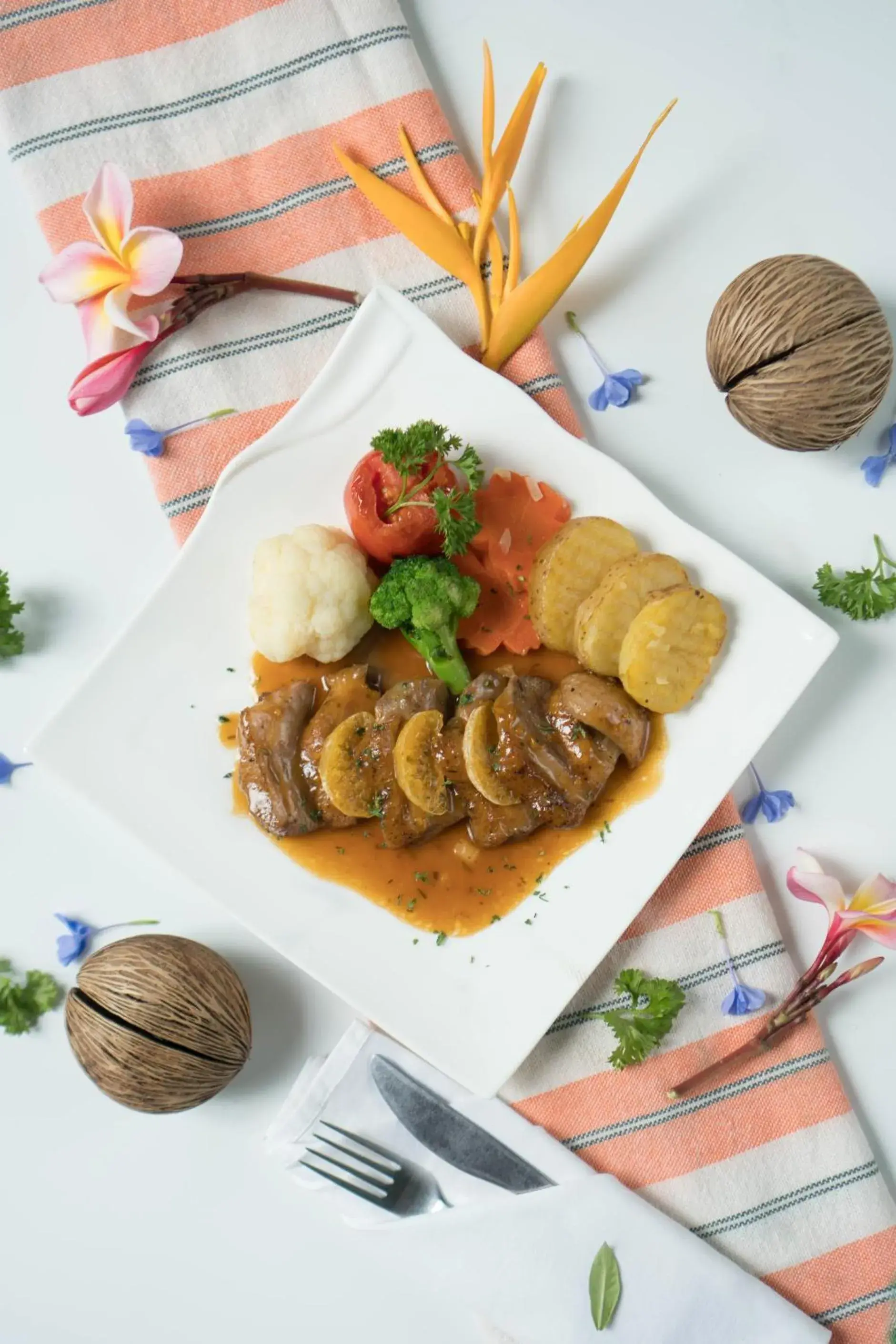 Food close-up in Cera Resort @ Cha-am Food close-up in Cera Resort @ Cha-am