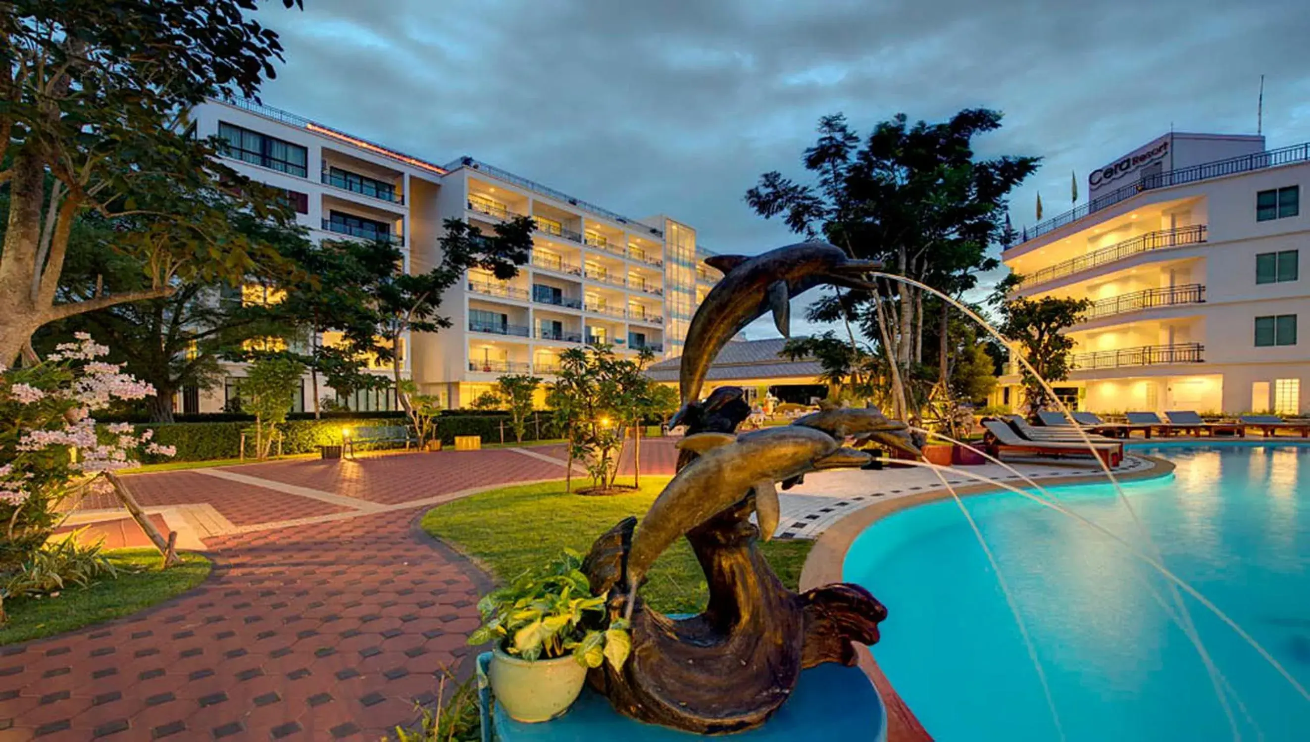 Facade/entrance in Cera Resort @ Cha-am Facade/entrance in Cera Resort @ Cha-am