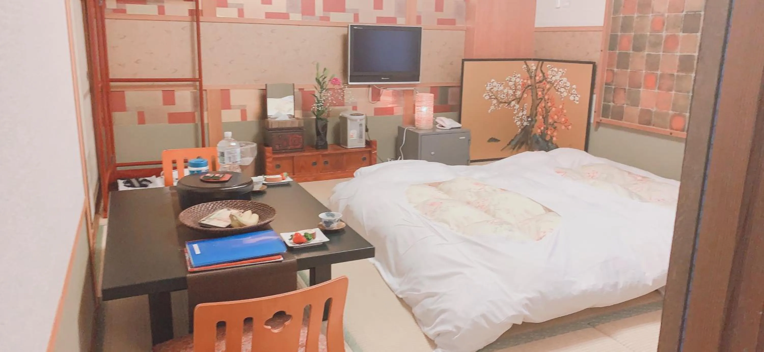 Bed in Kyoto Ryokan Gion Sano