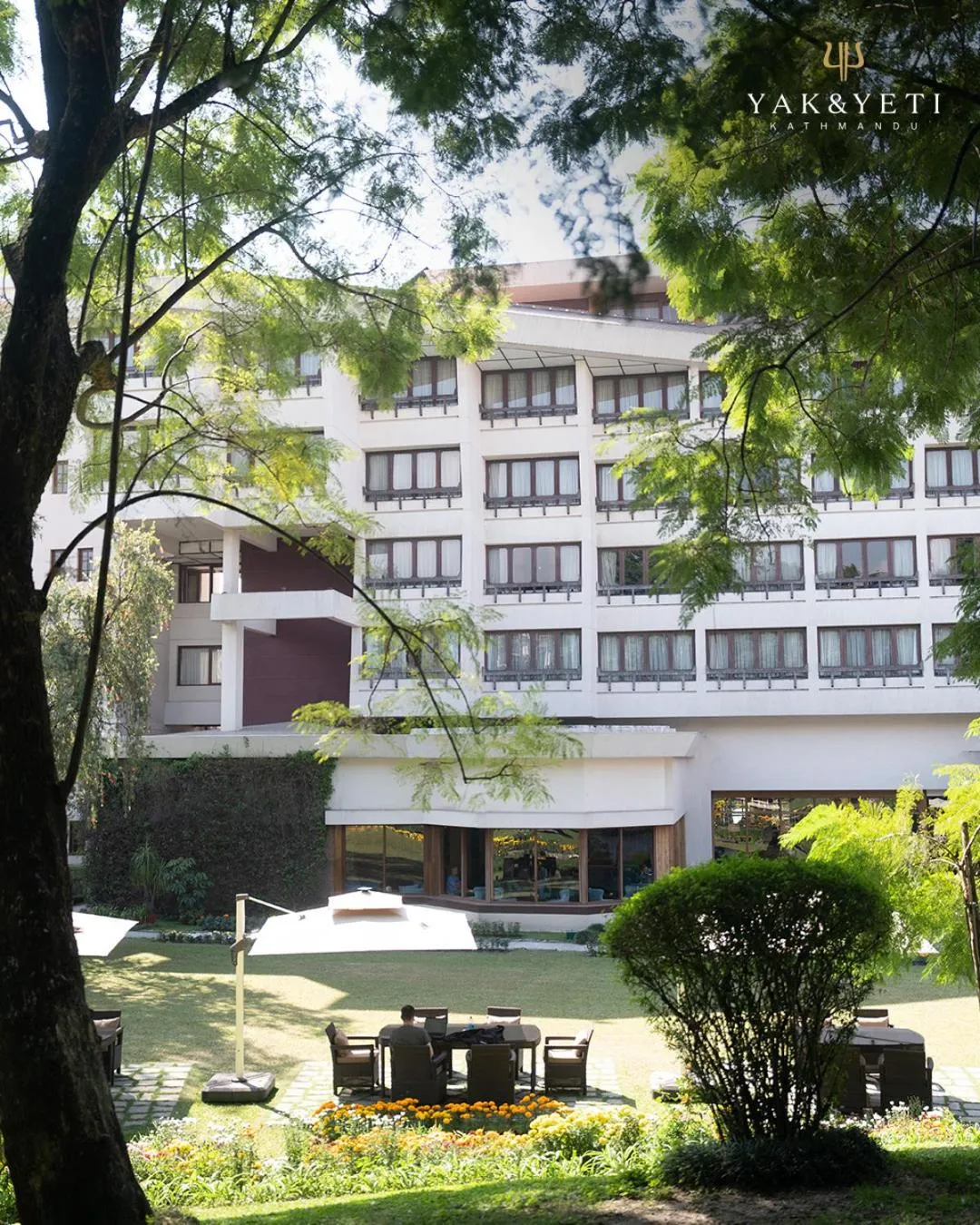 Garden in Hotel Yak & Yeti