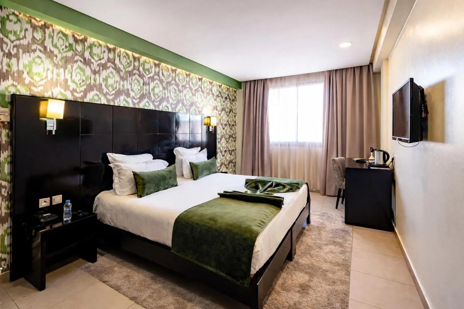 Bed in Hôtel du Golf Mohammedia