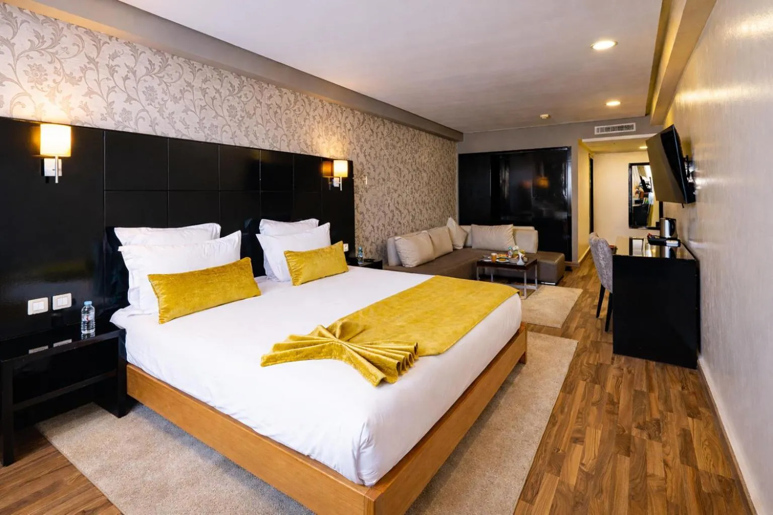 Bed in Hôtel du Golf Mohammedia