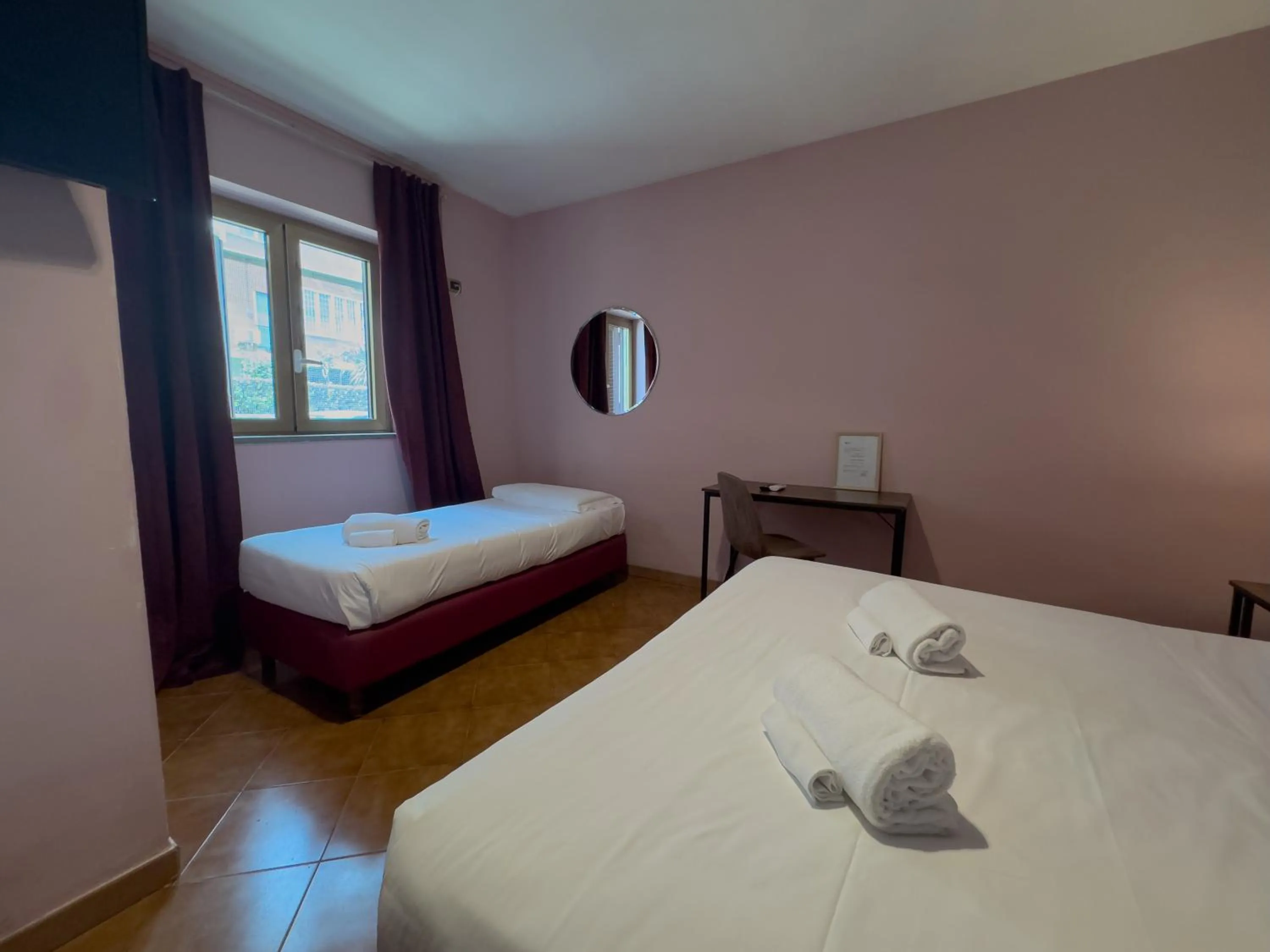 Decorative detail, Bed in Hotel Santa Maura