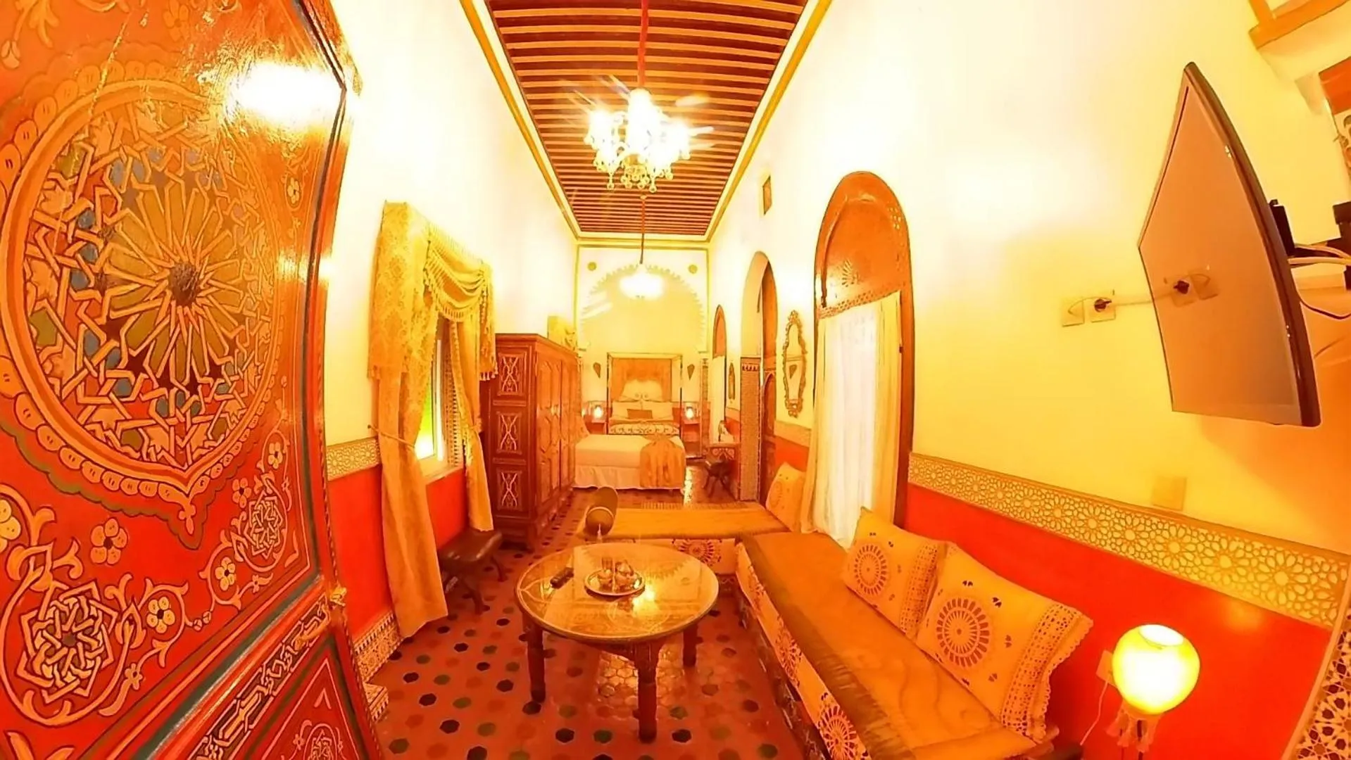 Seating area in Riad Las Mil y una Noches Tetuan
